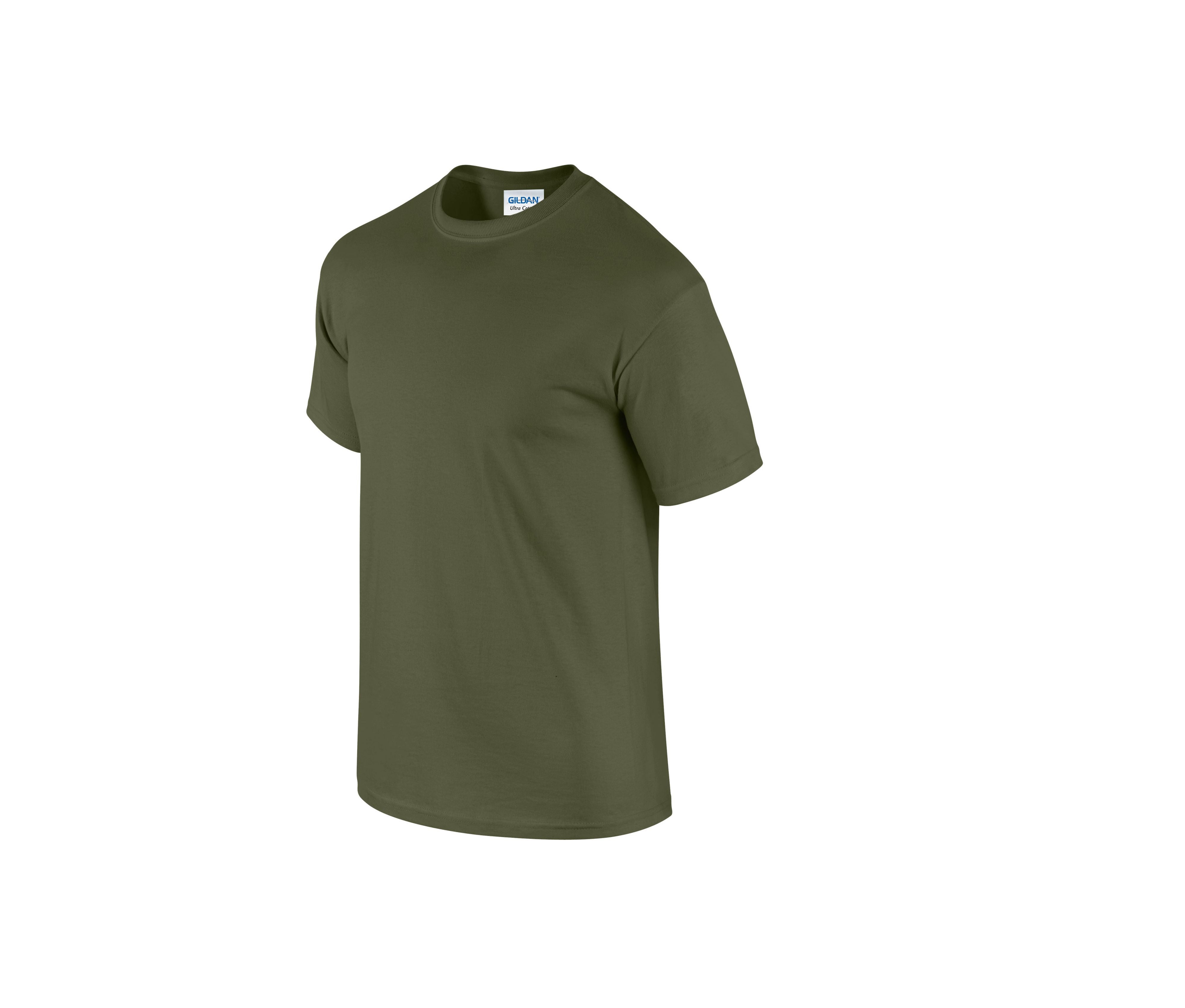 Tee-Shirt Col Rond 200 - Military Green