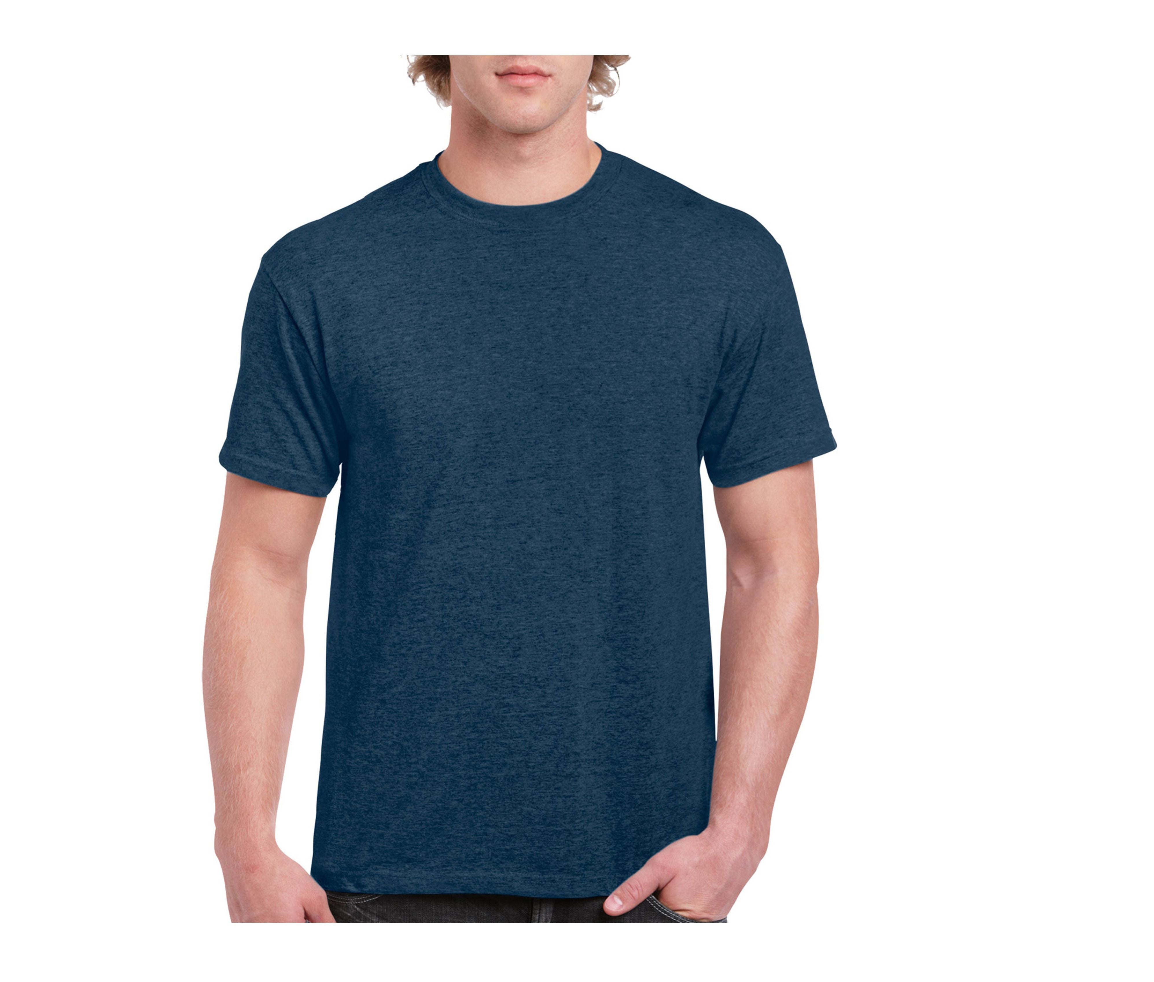 Tee-Shirt Col Rond 200 - Blue Dusk