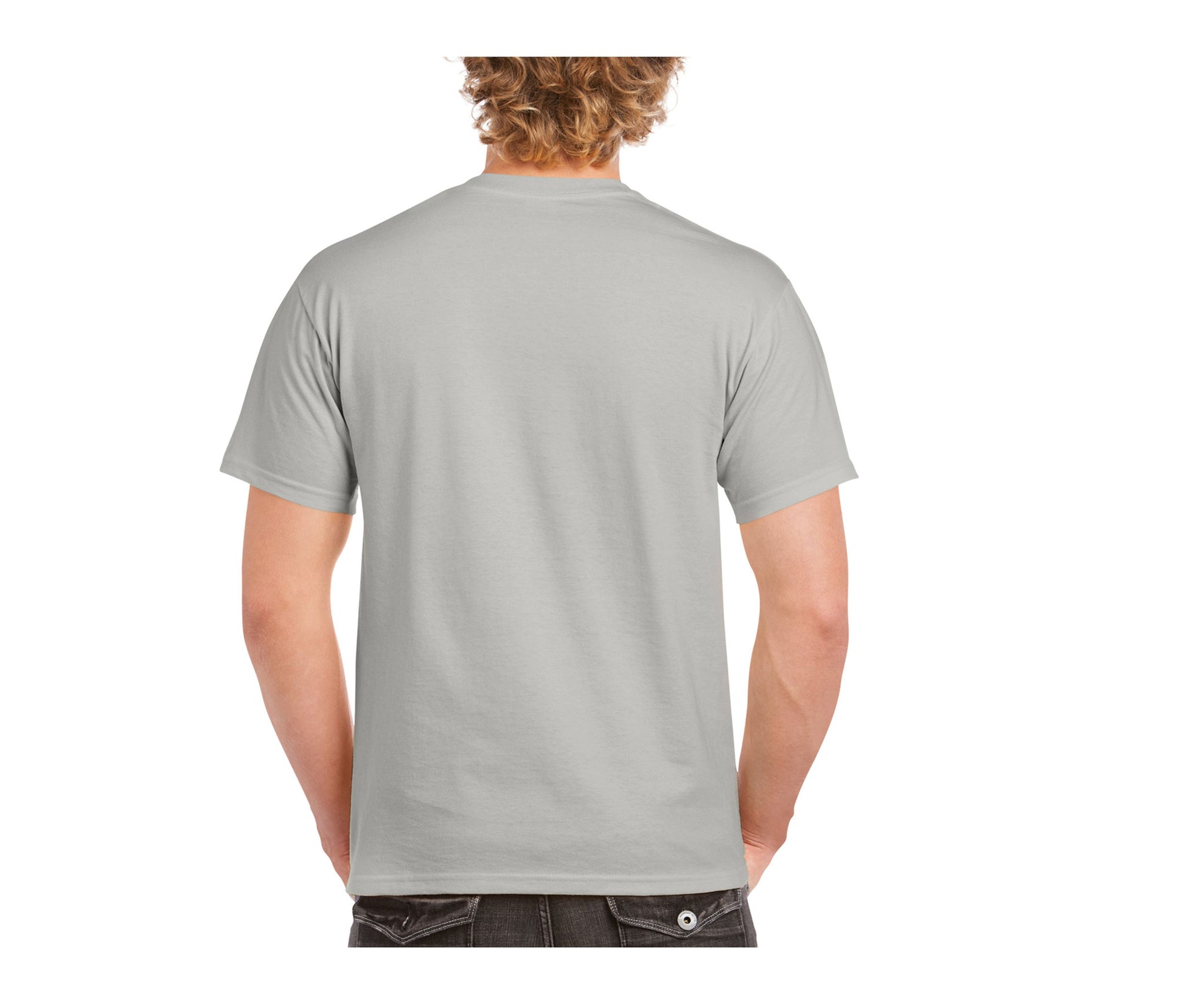 Tee-Shirt Col Rond 200 - Ice Grey