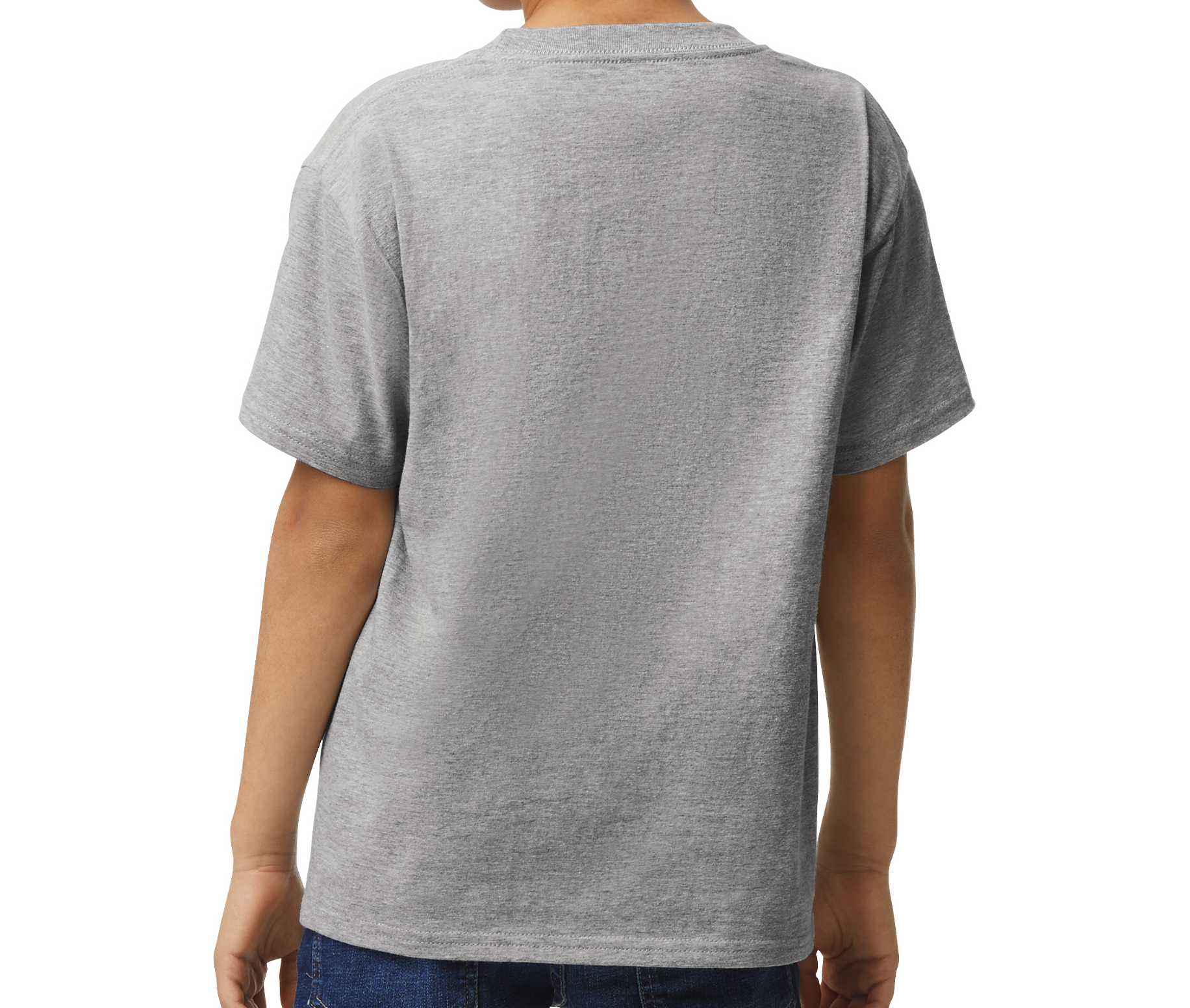 Tee-Shirt Col Rond 150 - Sport Grey