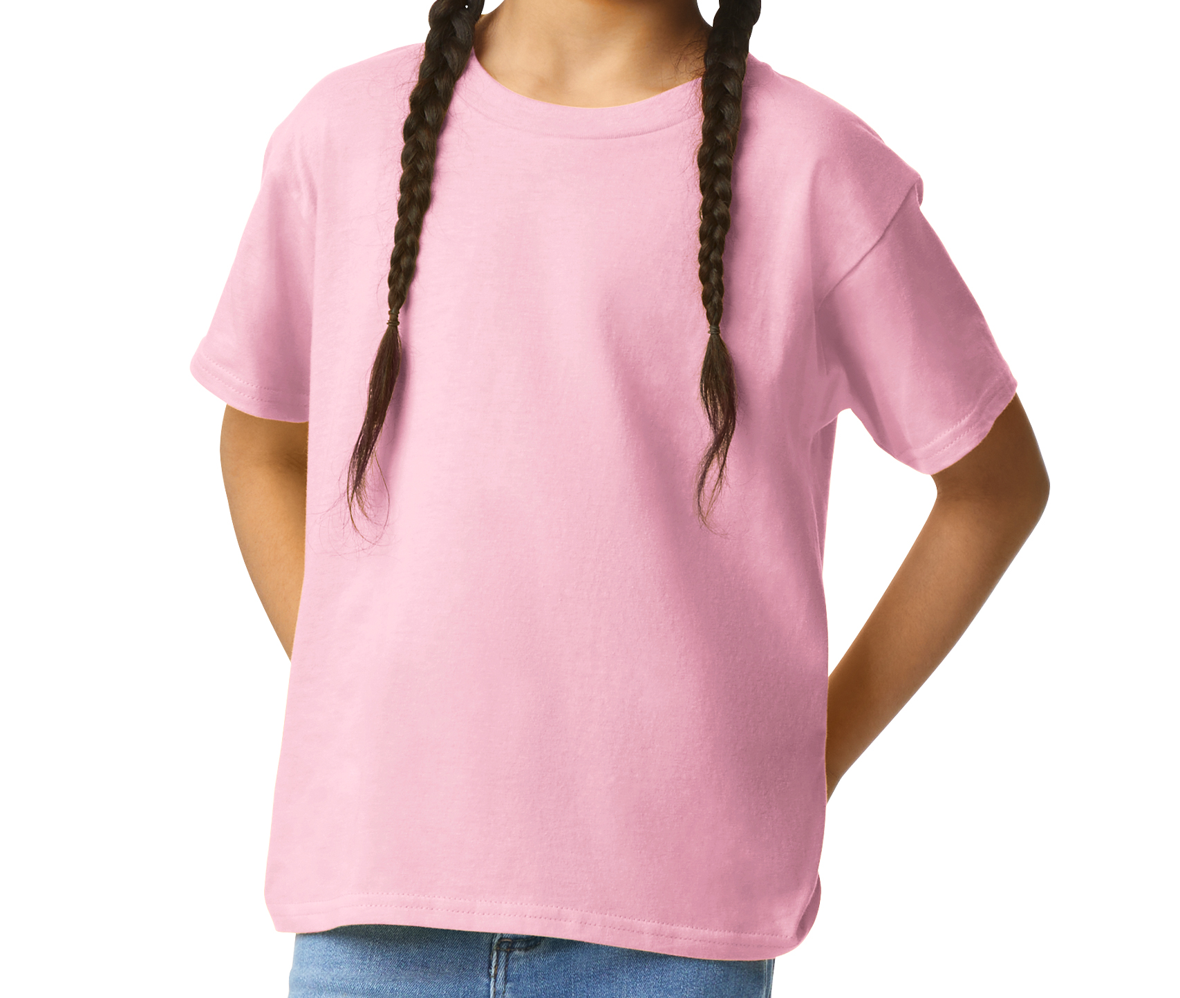 Tee-Shirt Col Rond 150 - Light Pink