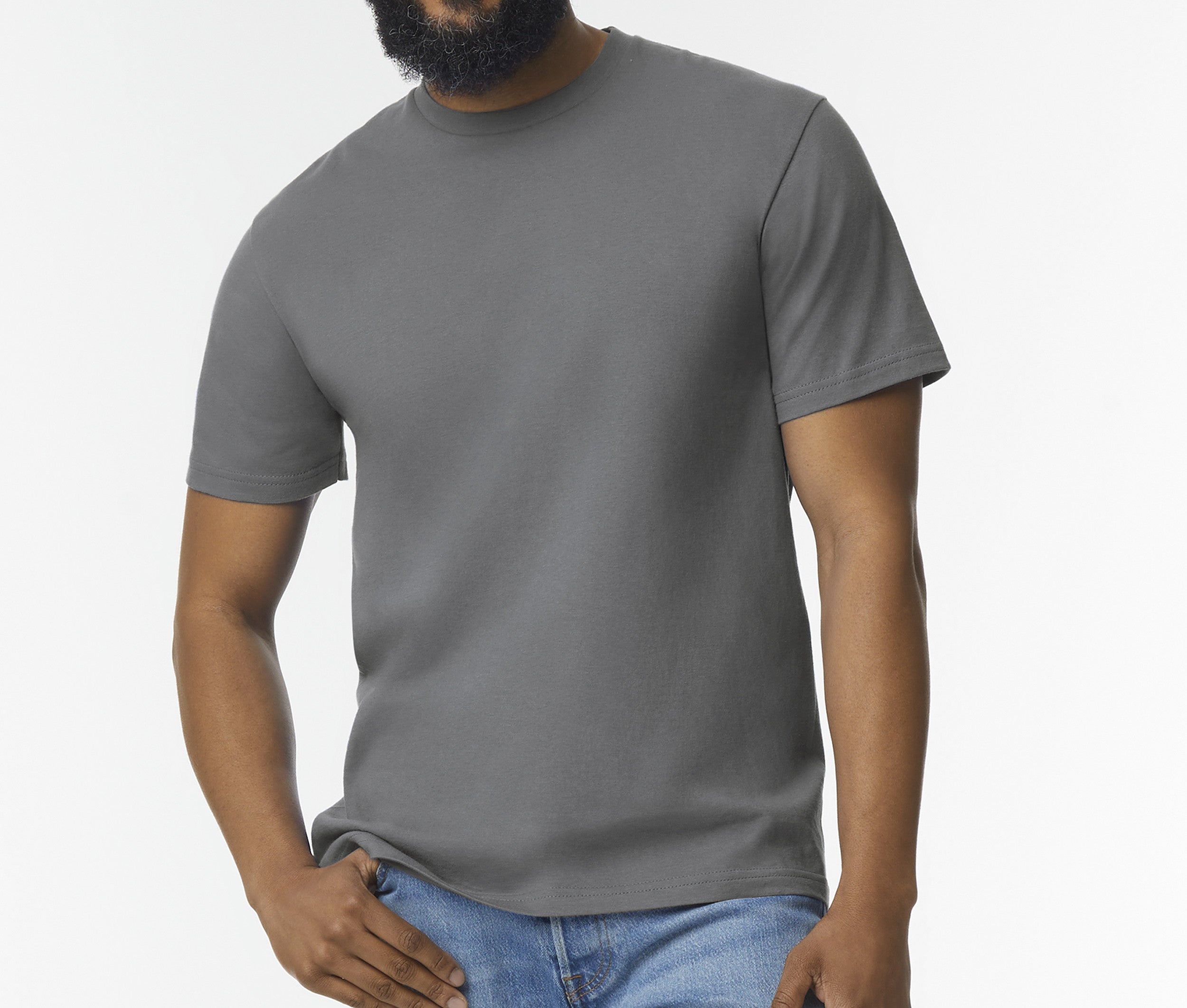 Tee-Shirt Col Rond 150 - Charcoal