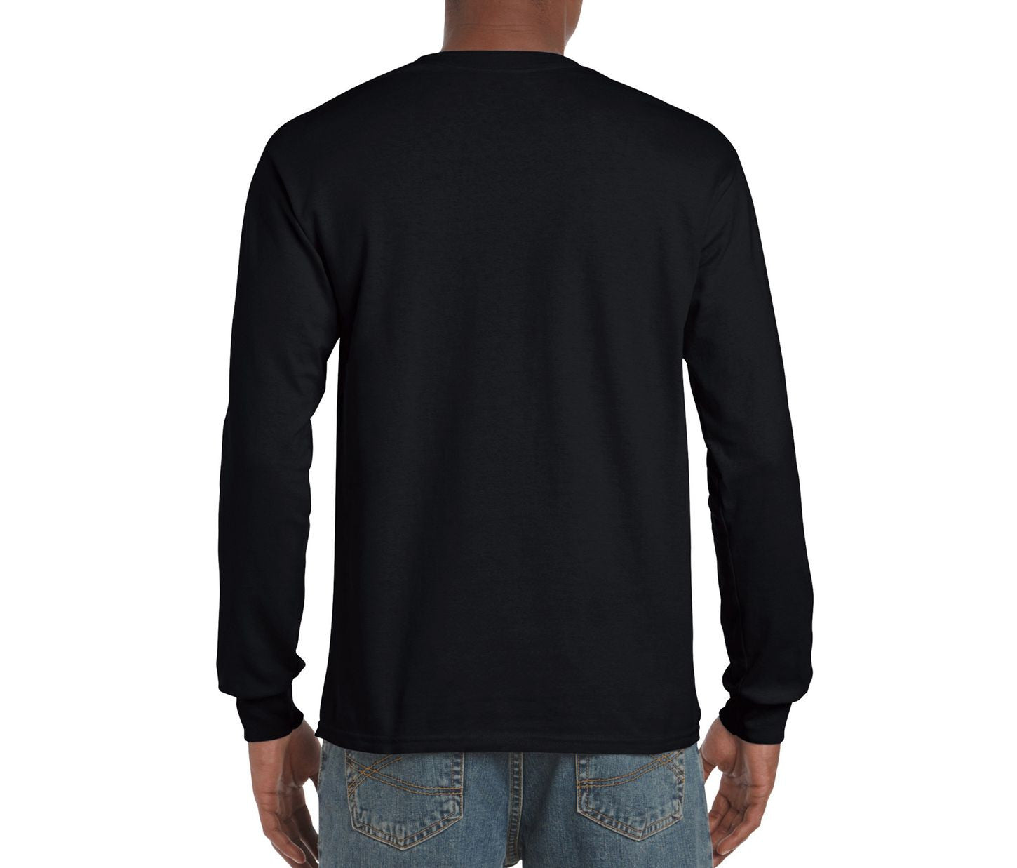 Tee-Shirt Homme Manches Longues - Black