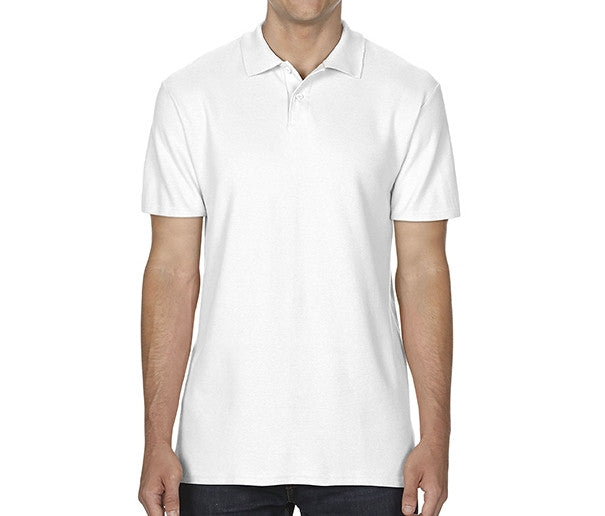 Polo Piqué Homme - White