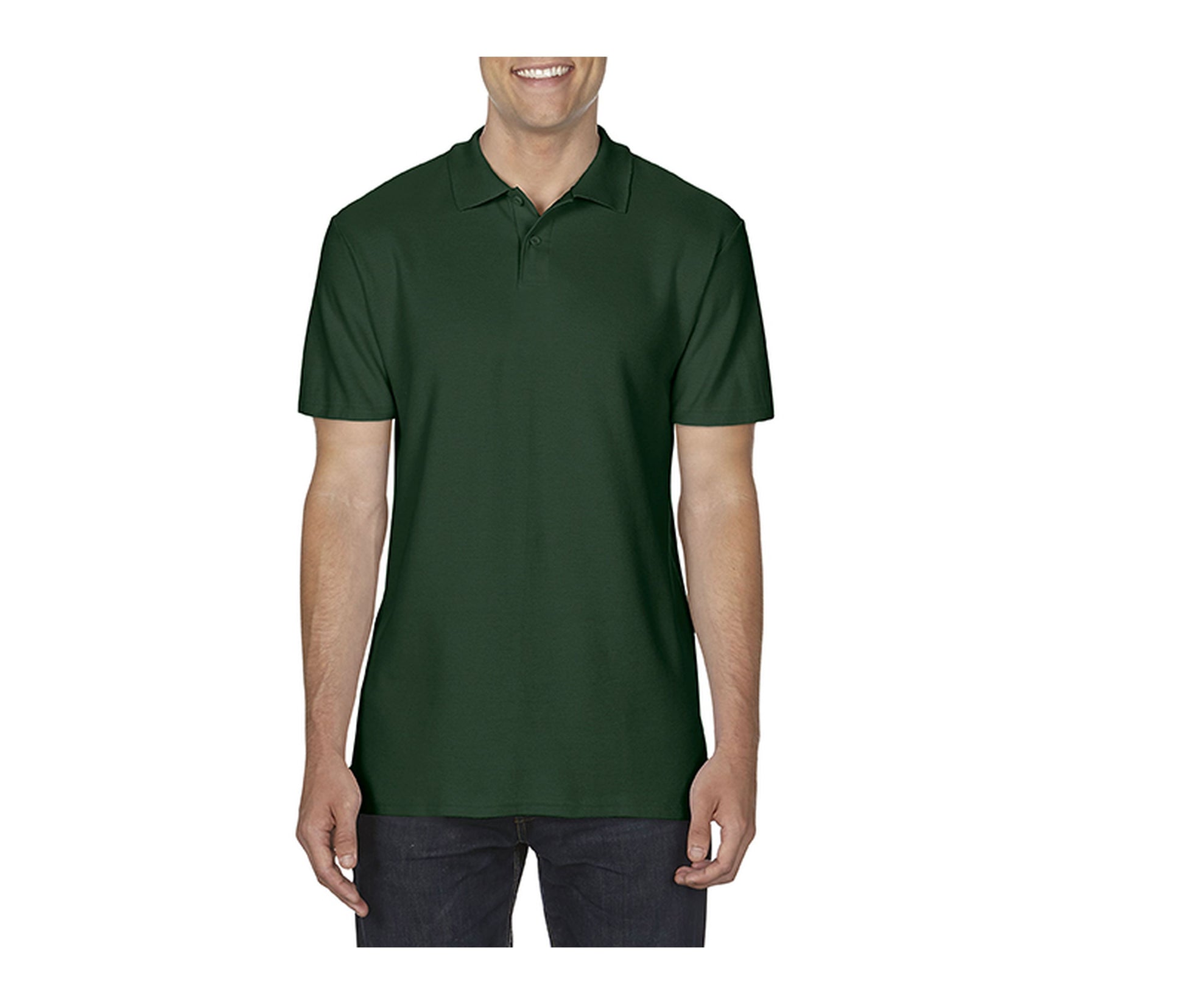 Polo Piqué Homme - Forest Green