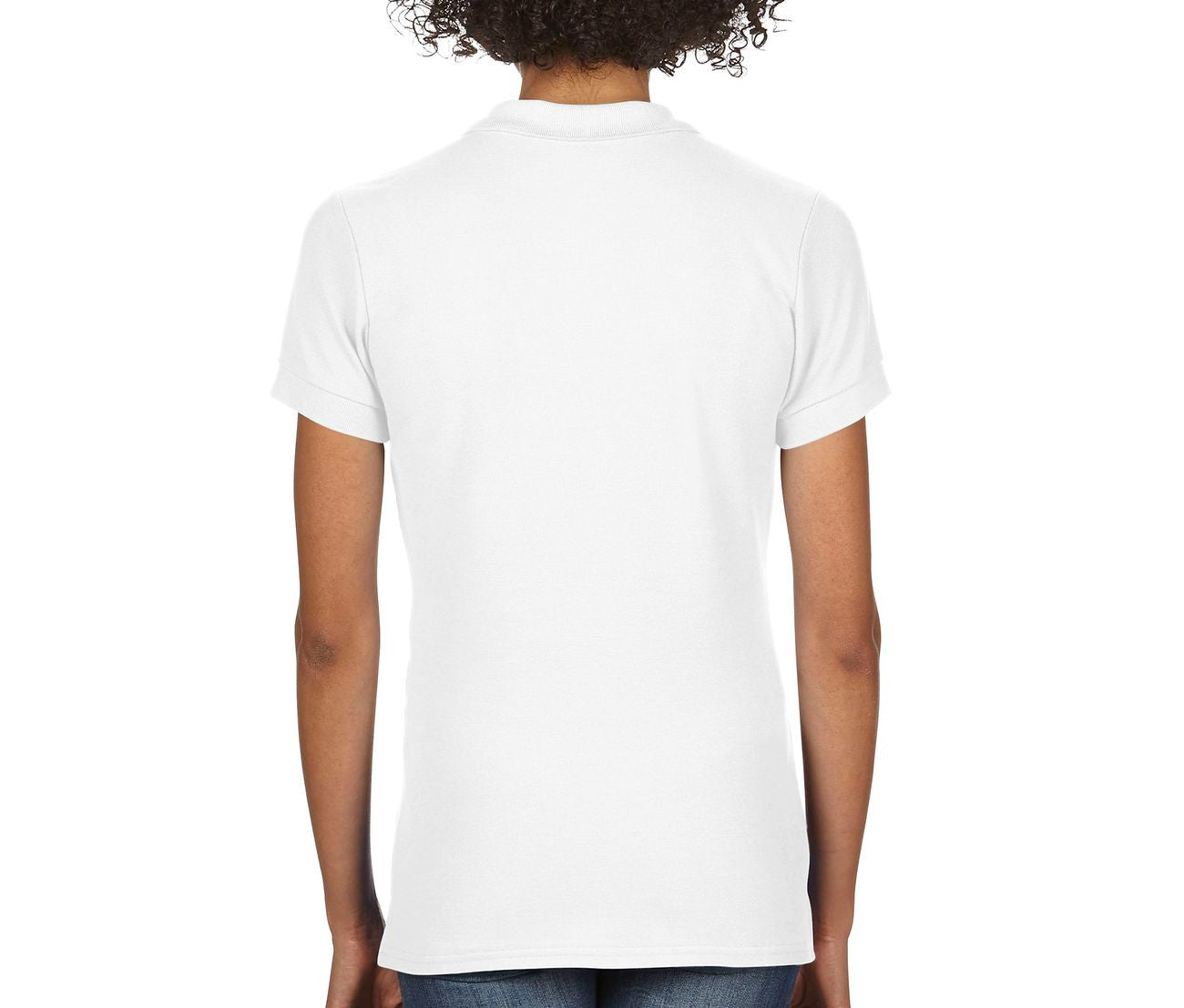 Polo Piqué Femme - White