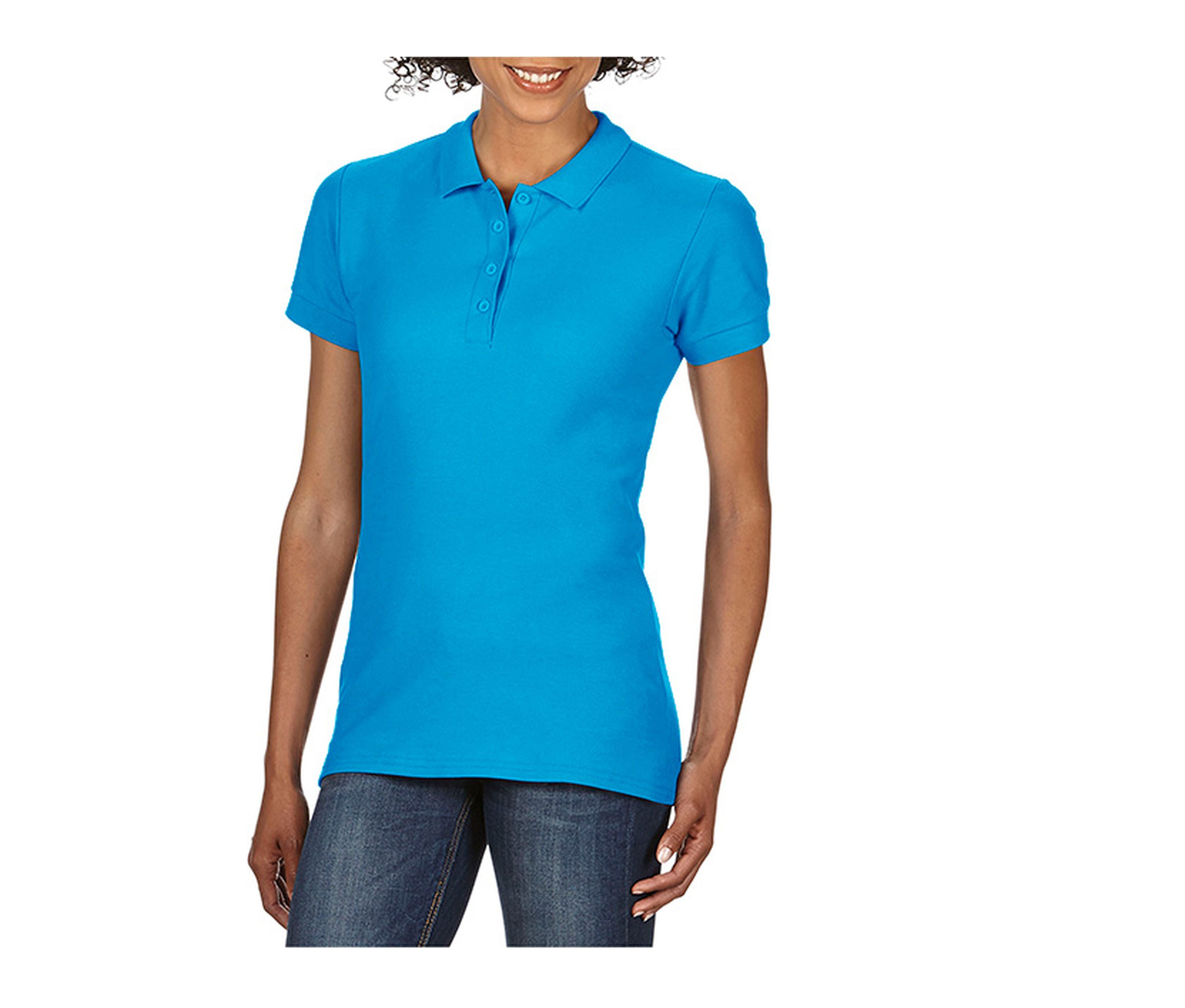 Polo Piqué Femme - Sapphire