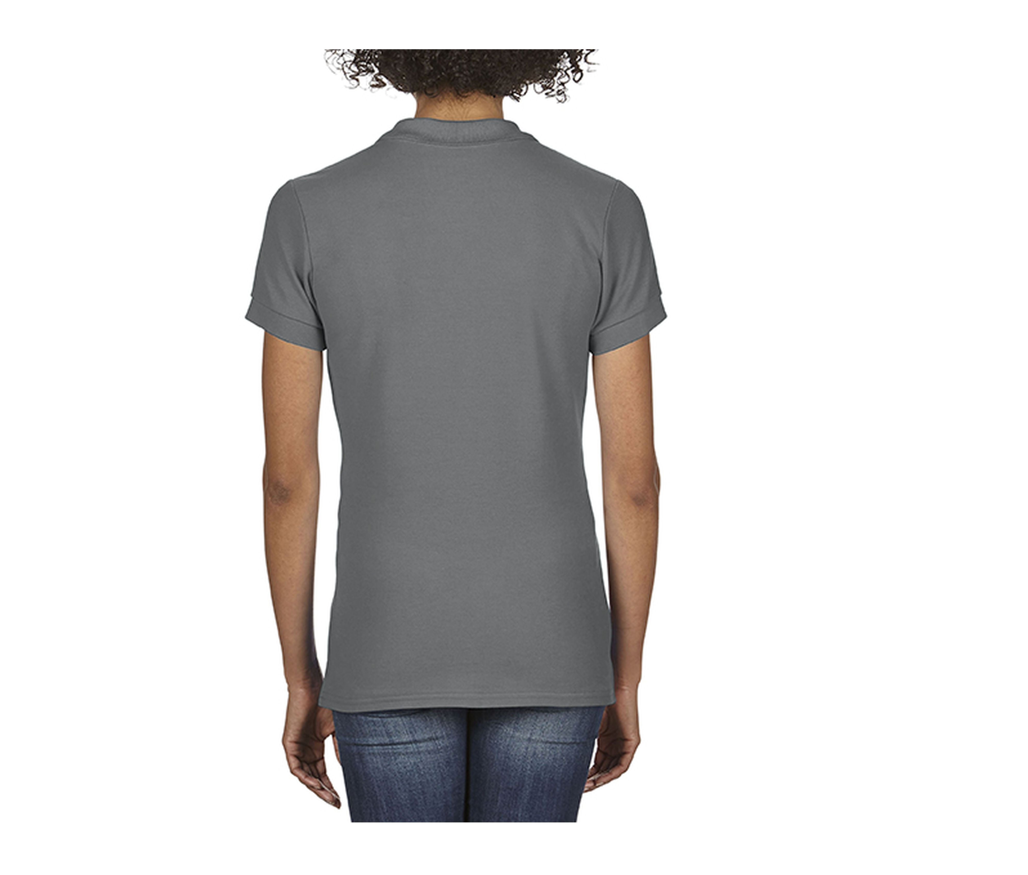 Polo Piqué Femme - Charcoal