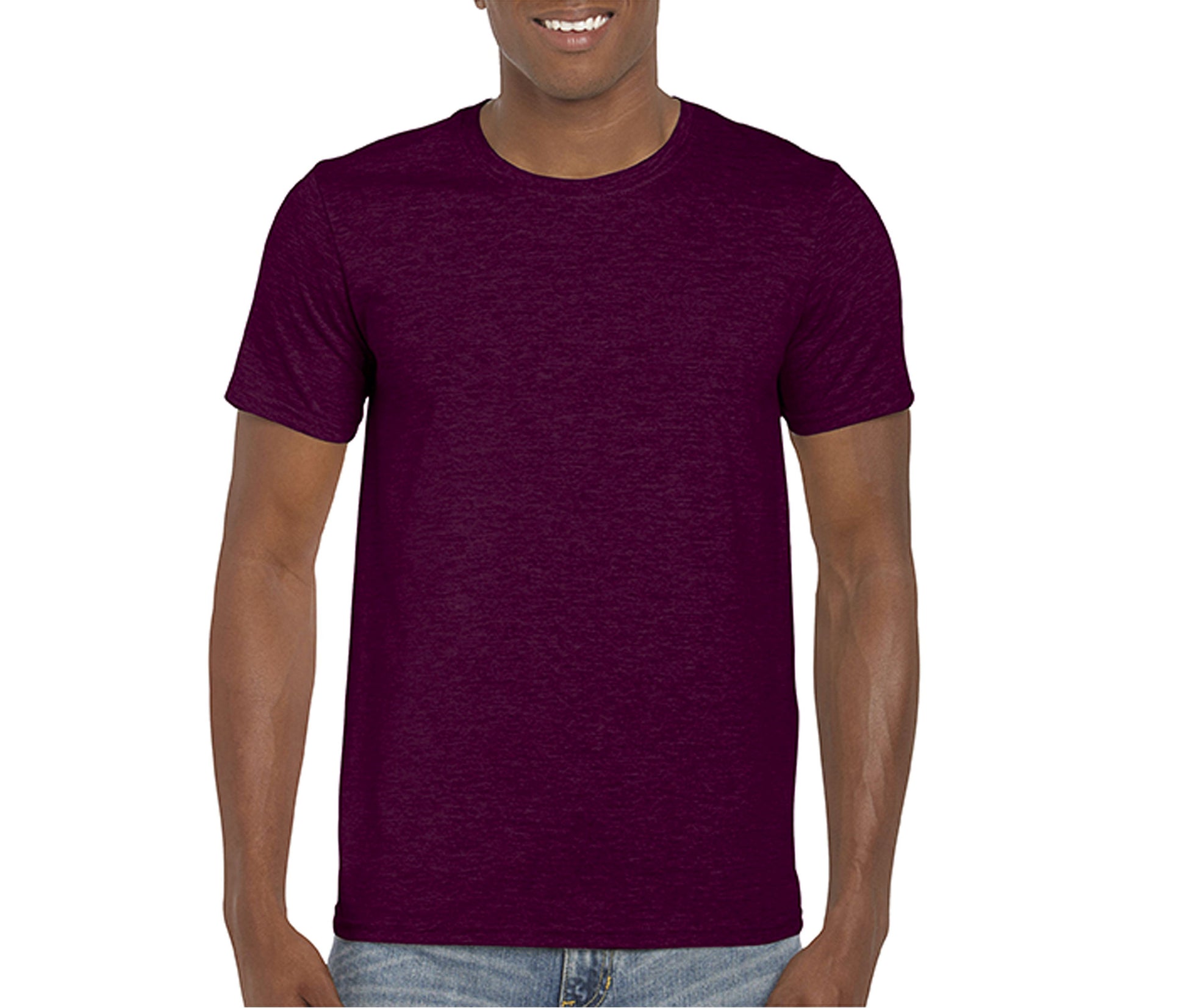 Tee-Shirt Col Rond 150 - Maroon
