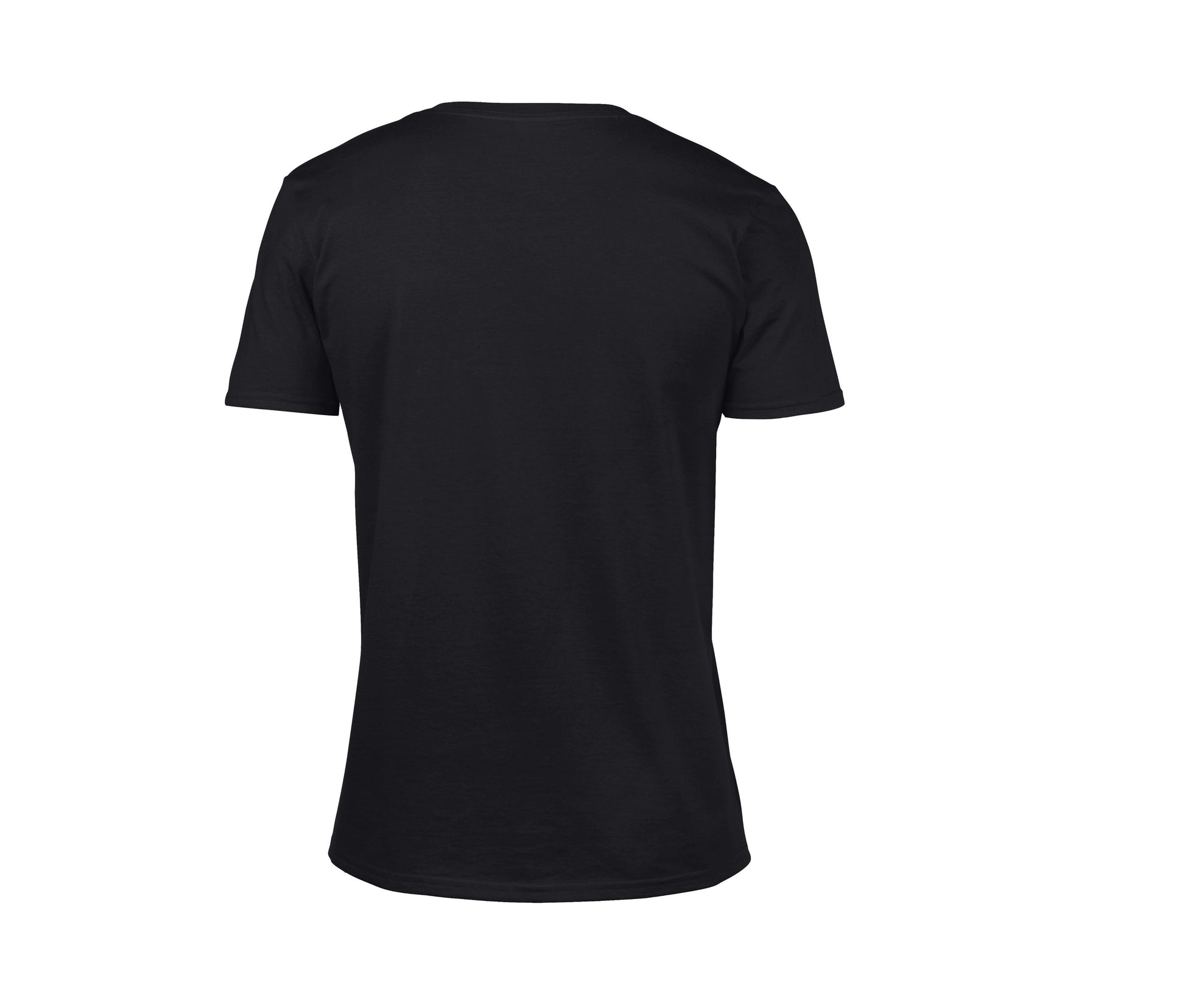 Tee-Shirt Col V Homme - Black