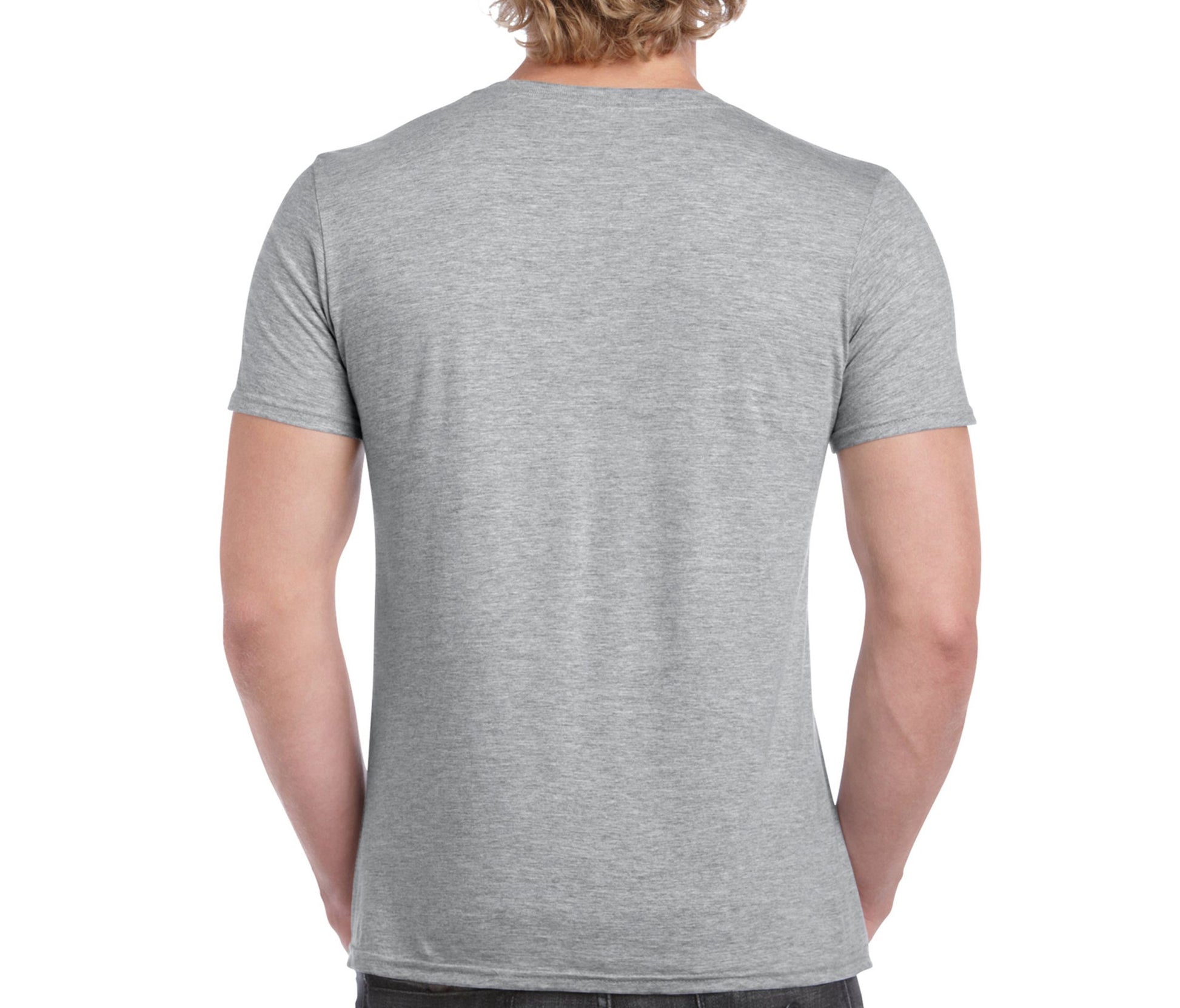 Tee-Shirt Col V Homme - Sport Grey
