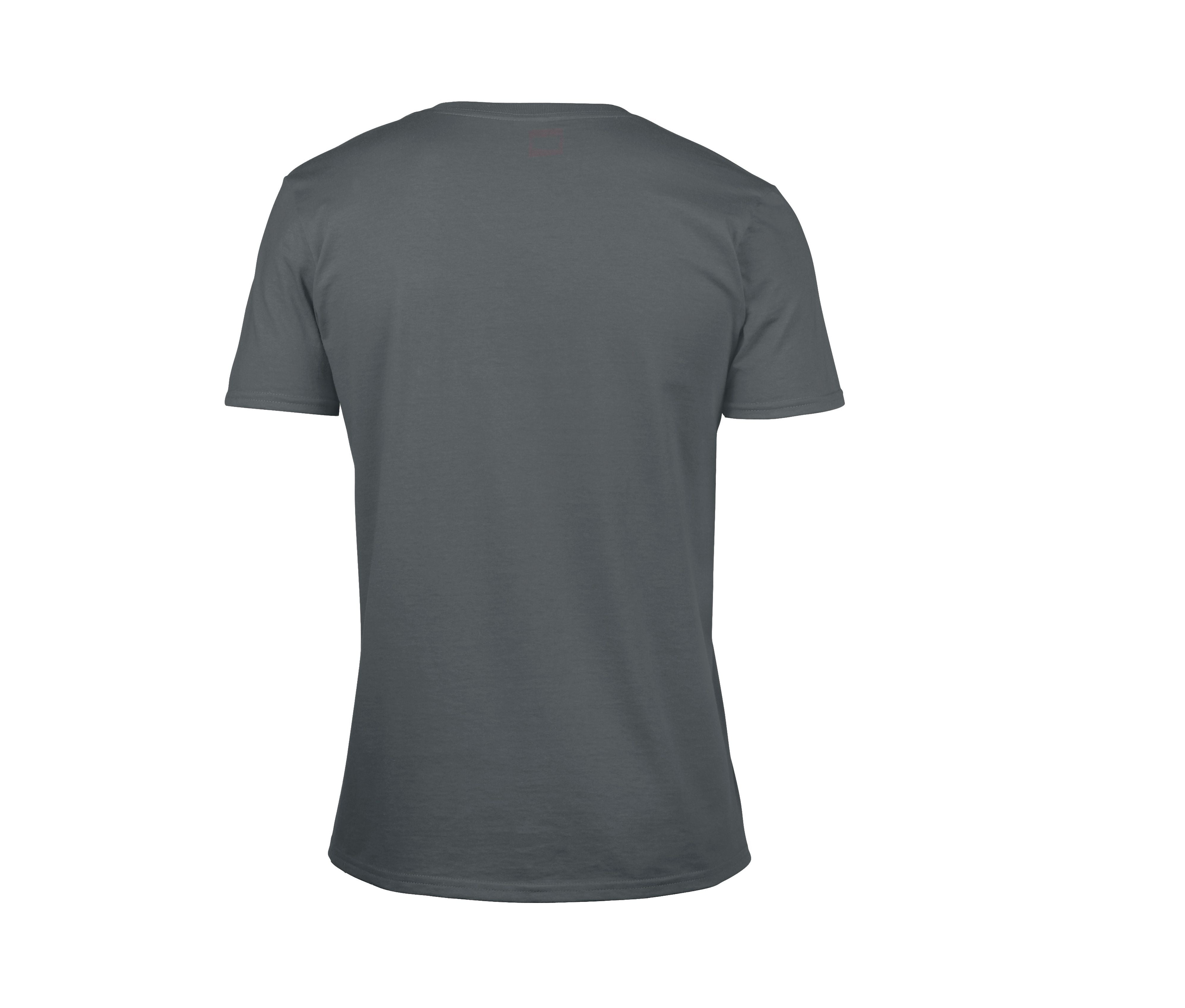 Tee-Shirt Col V Homme - Charcoal