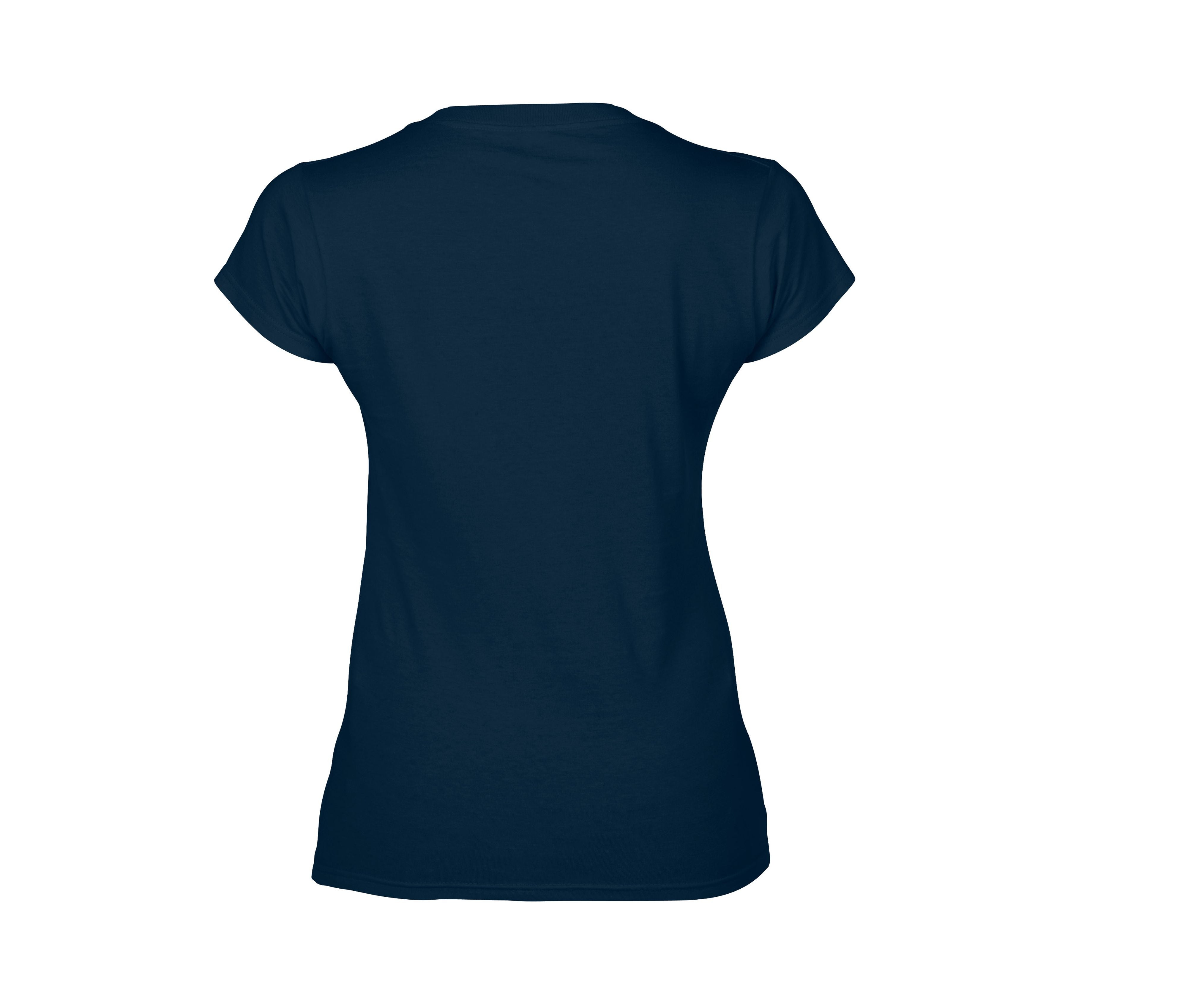 Tee-Shirt Col V Femme - Navy