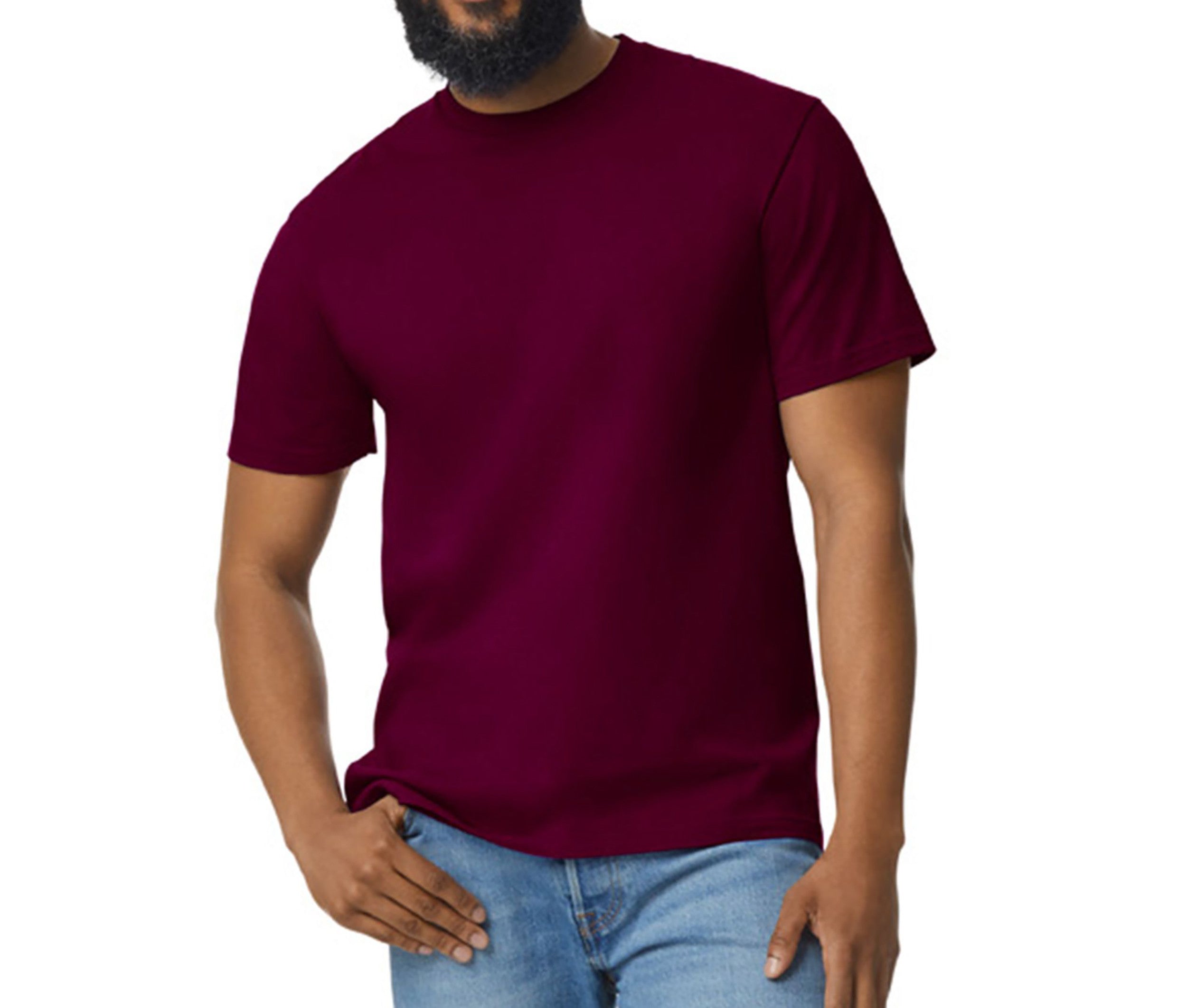 Tee-Shirt Homme 180 - Maroon