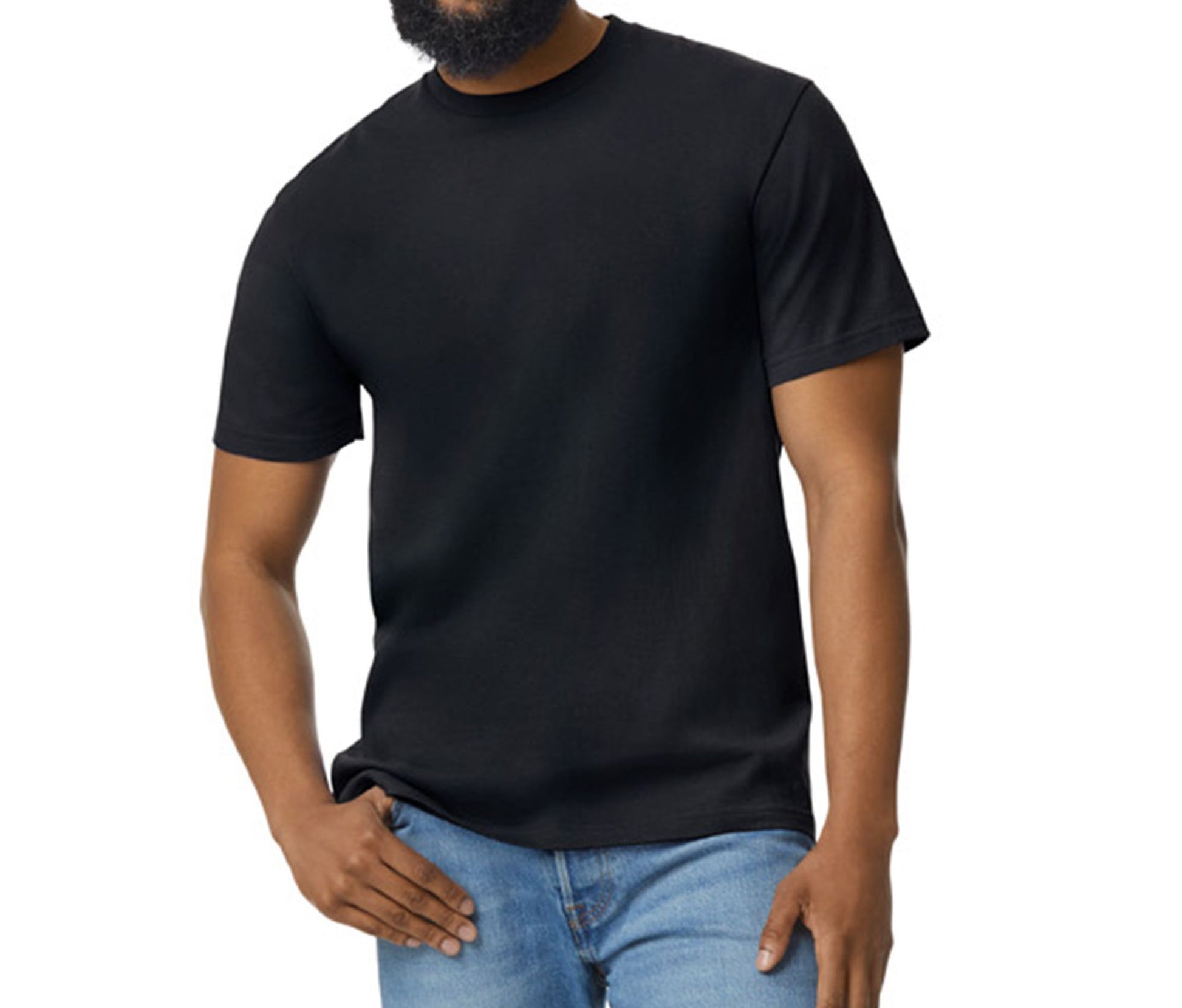 Tee-Shirt Homme 180 - Pitch Black