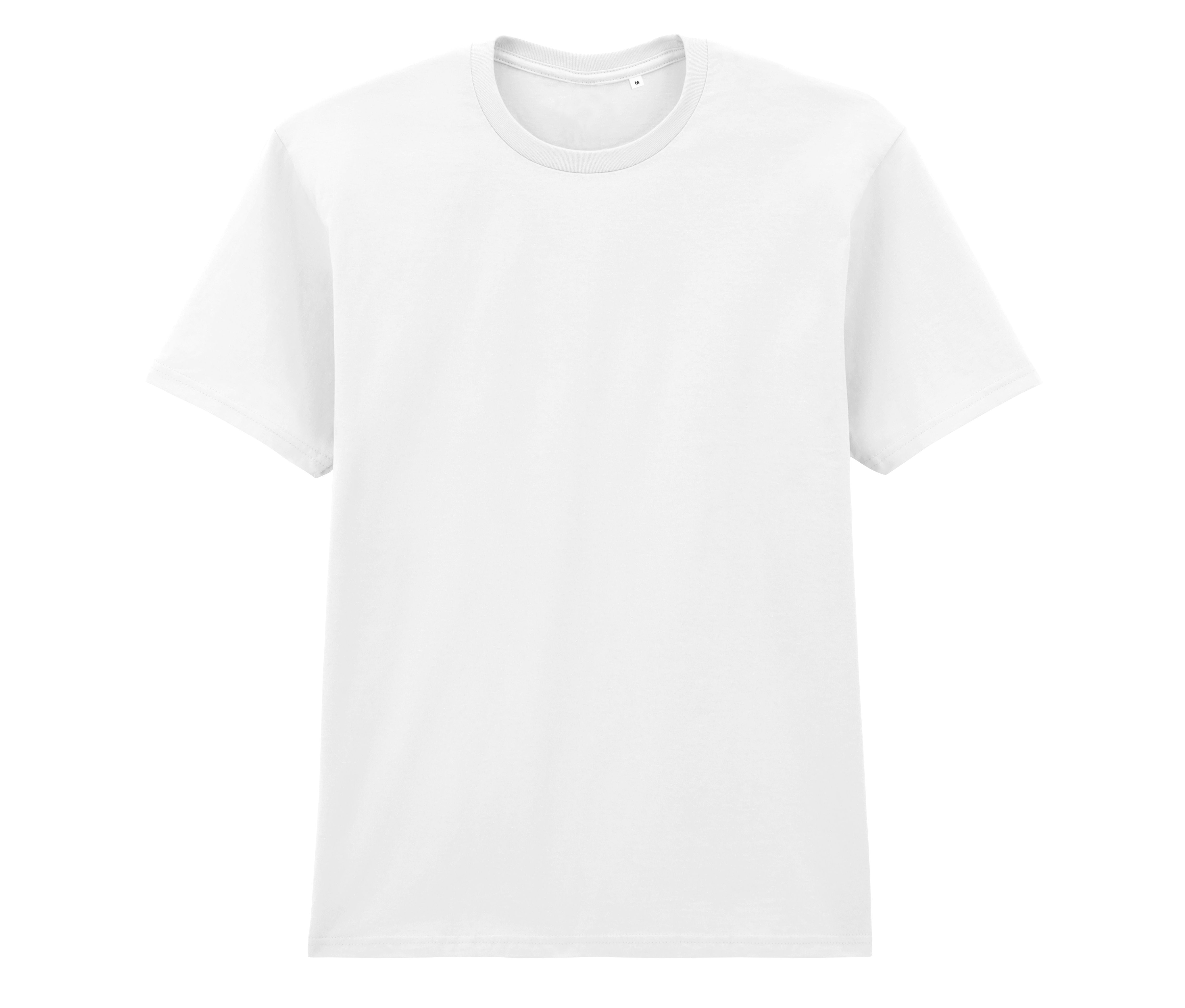 Tee-Shirt Doux Col Rond - White