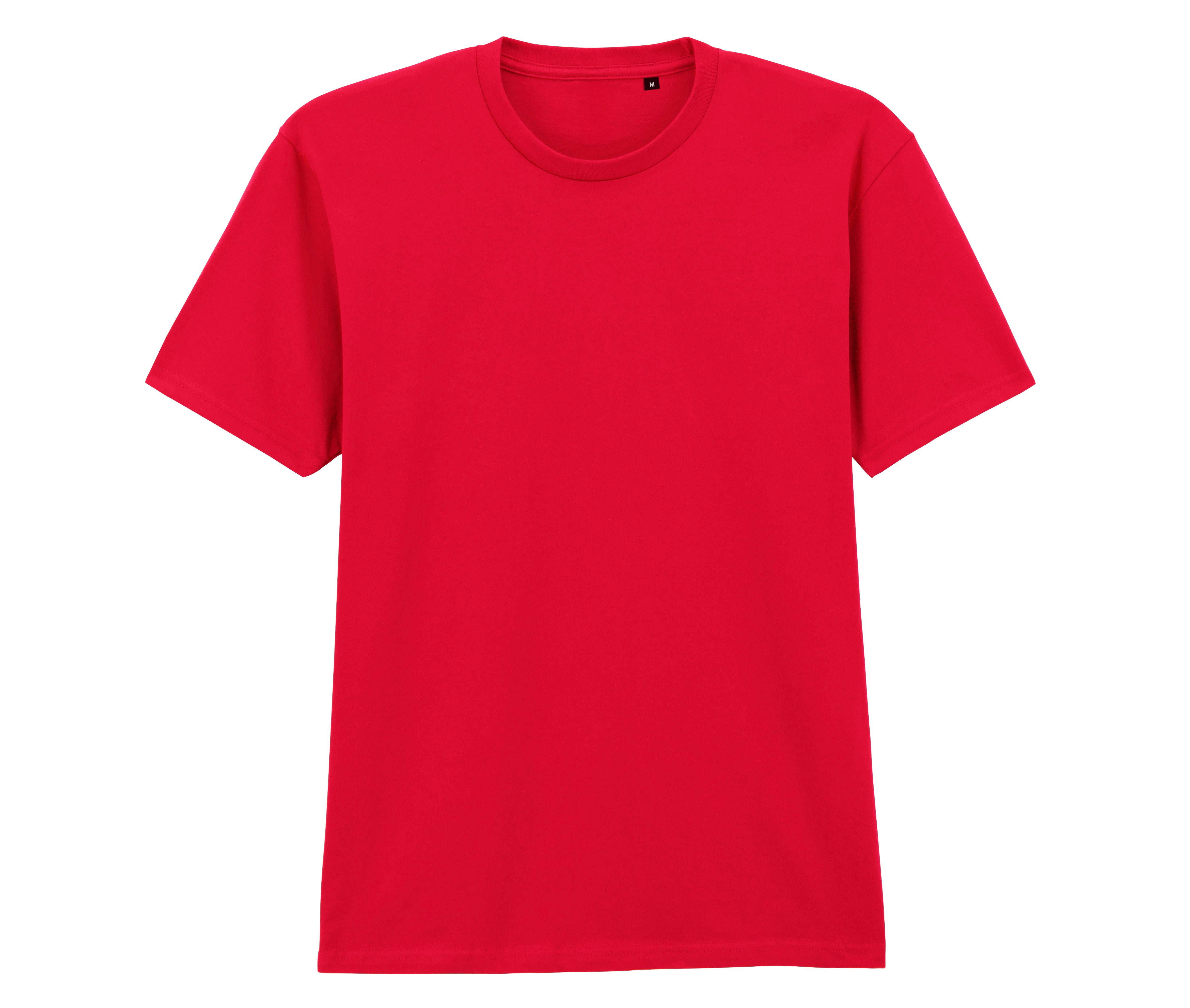 Tee-Shirt Doux Col Rond - Red