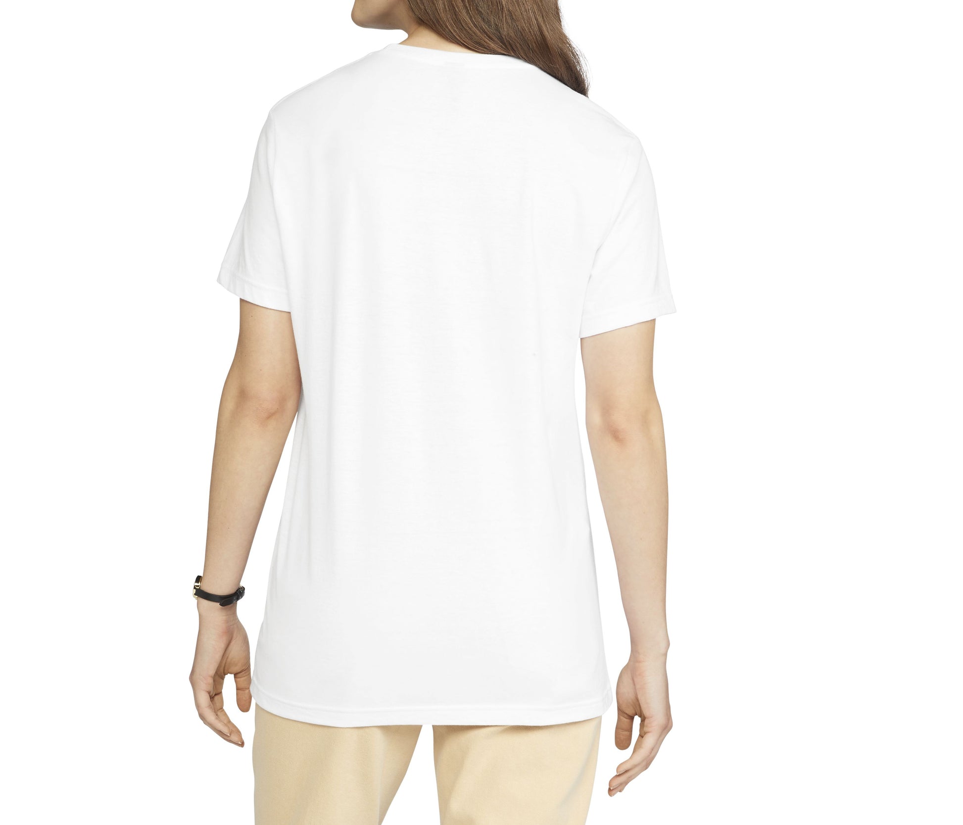 Tee-Shirt Femme en Polycoton - White