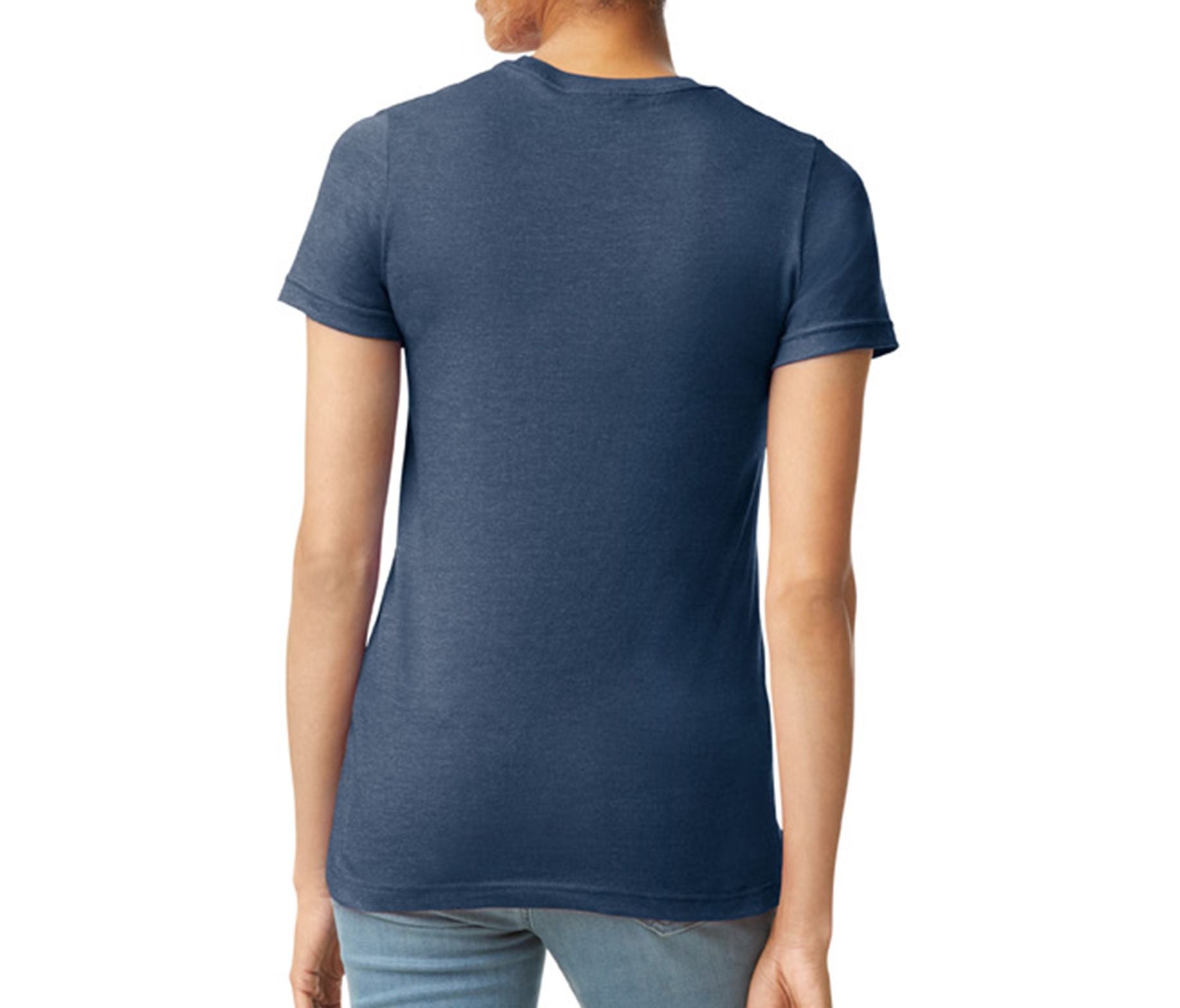 Tee-Shirt Femme en Polycoton - Navy Mist