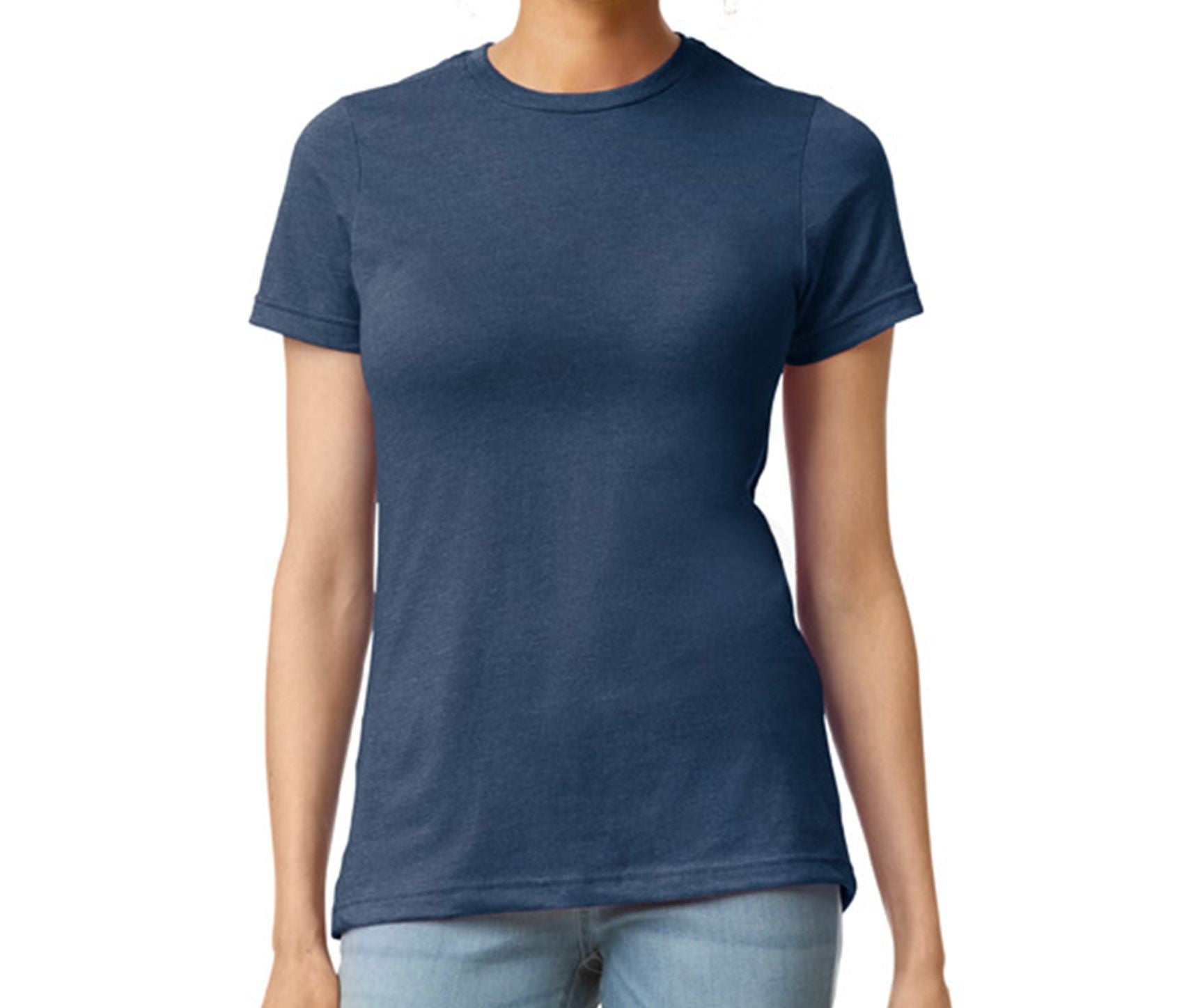 Tee-Shirt Femme en Polycoton - Navy Mist