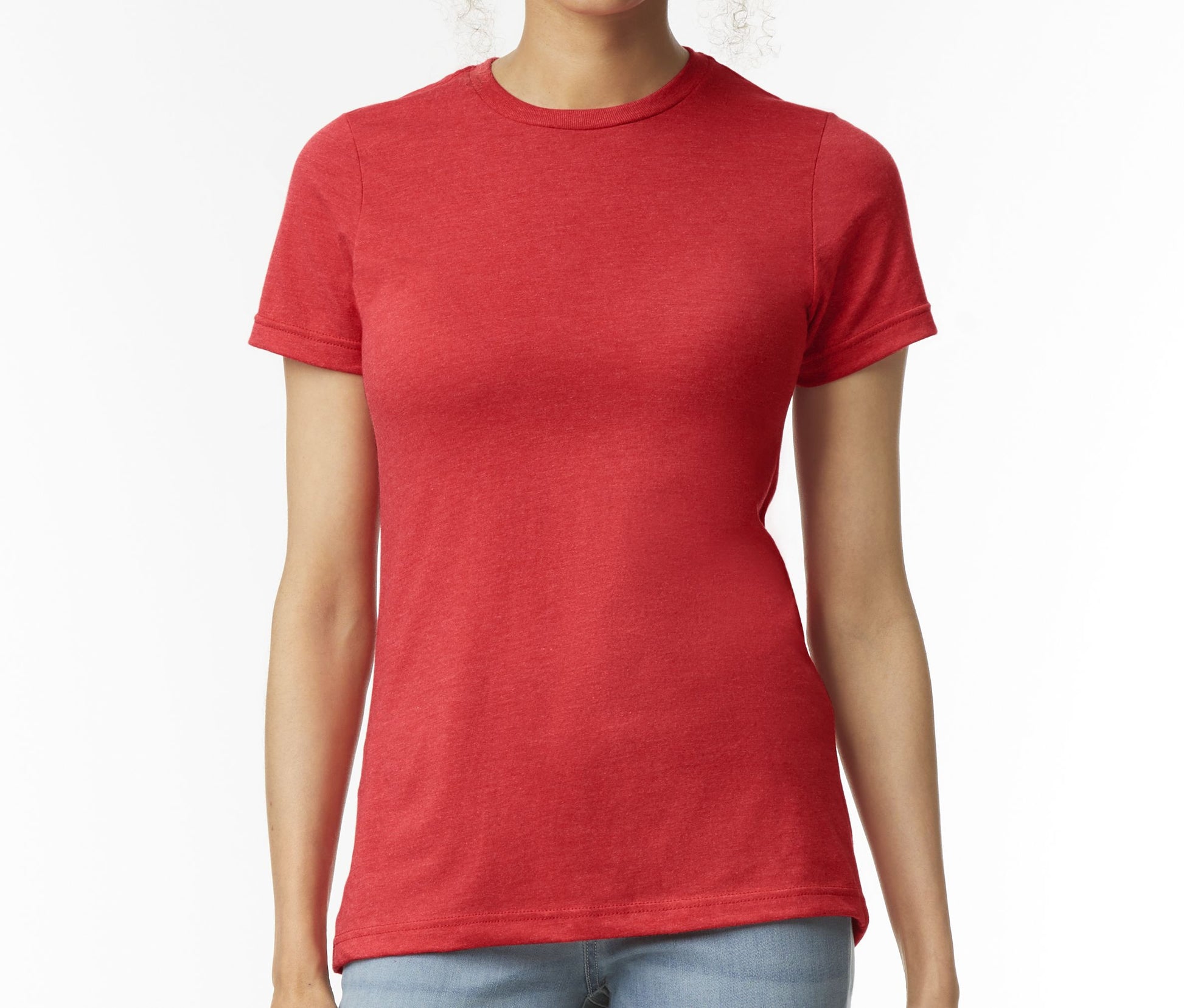 Tee-Shirt Femme en Polycoton - Red Mist