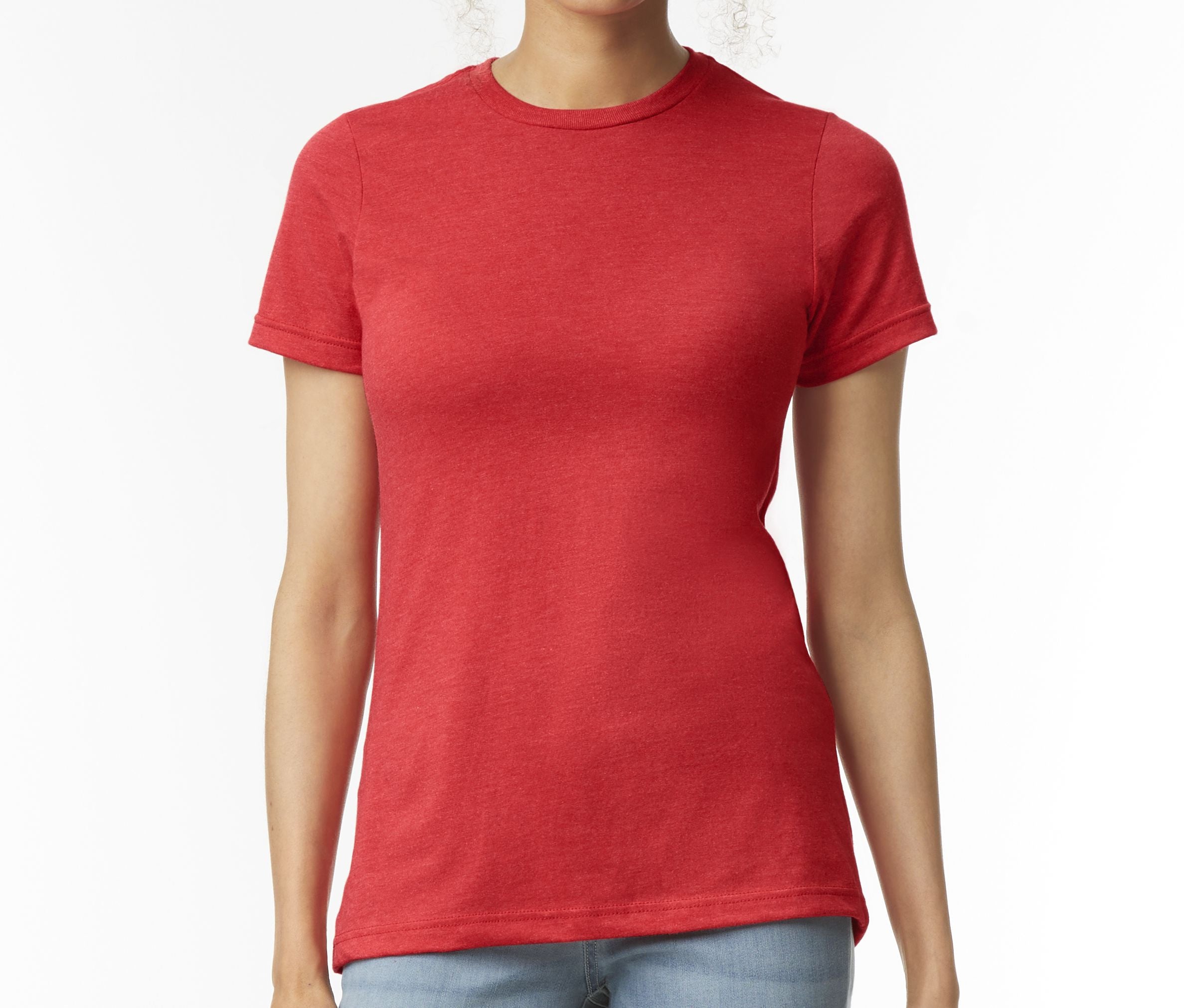 Tee-Shirt Femme en Polycoton - Red Mist