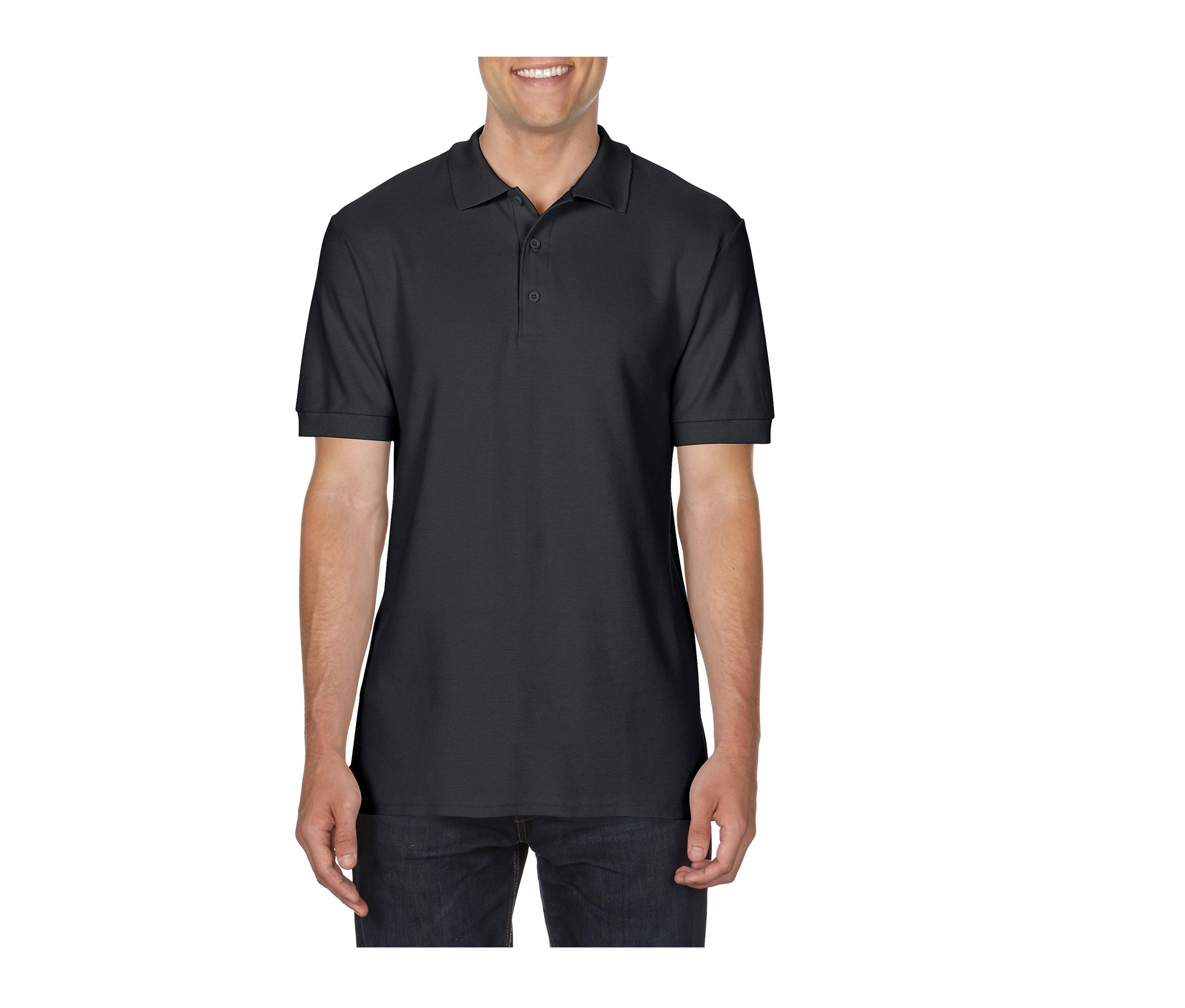 Polo Piqué Premium Coton 220 - Black