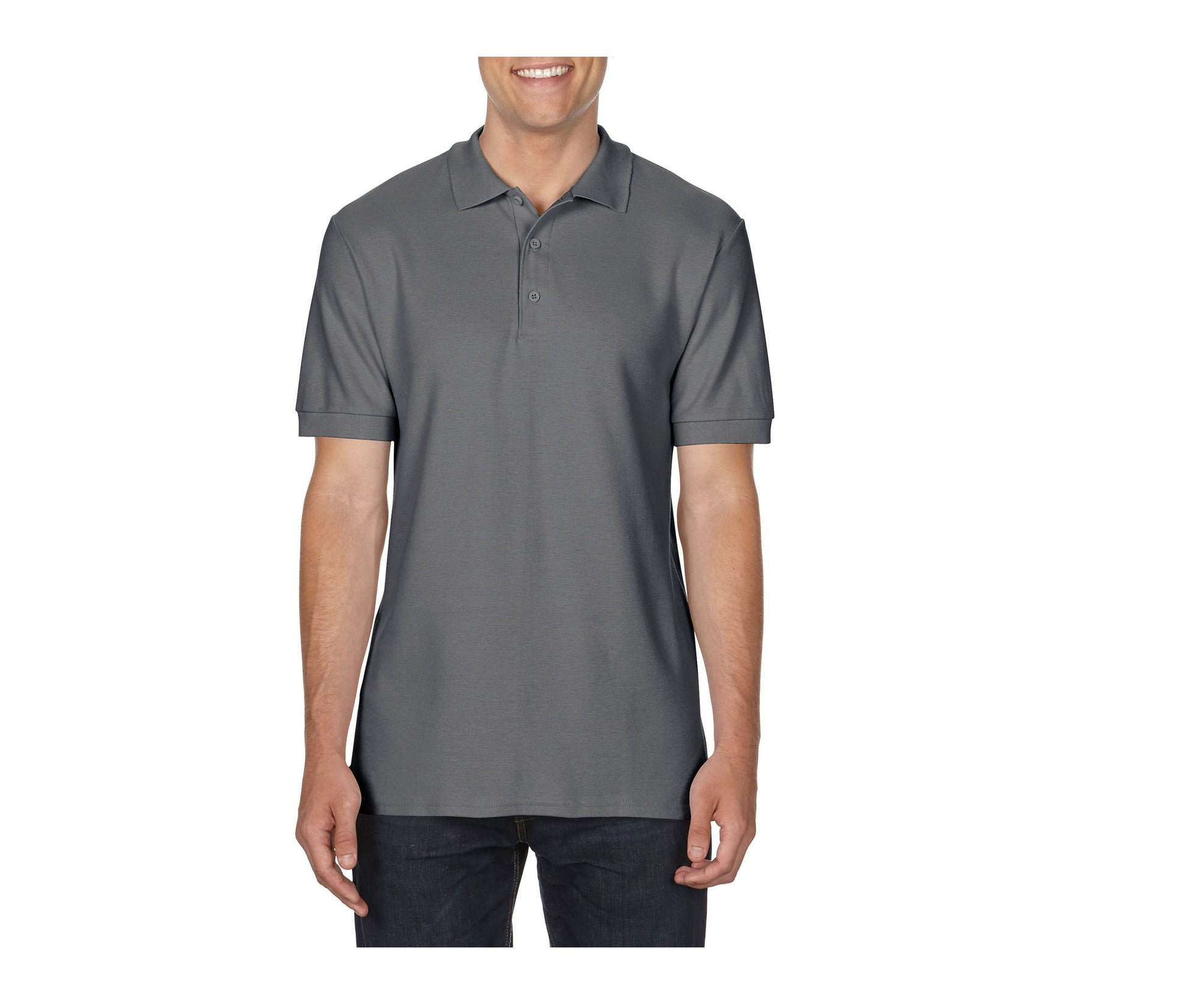 Polo Piqué Premium Coton 220 - Charcoal
