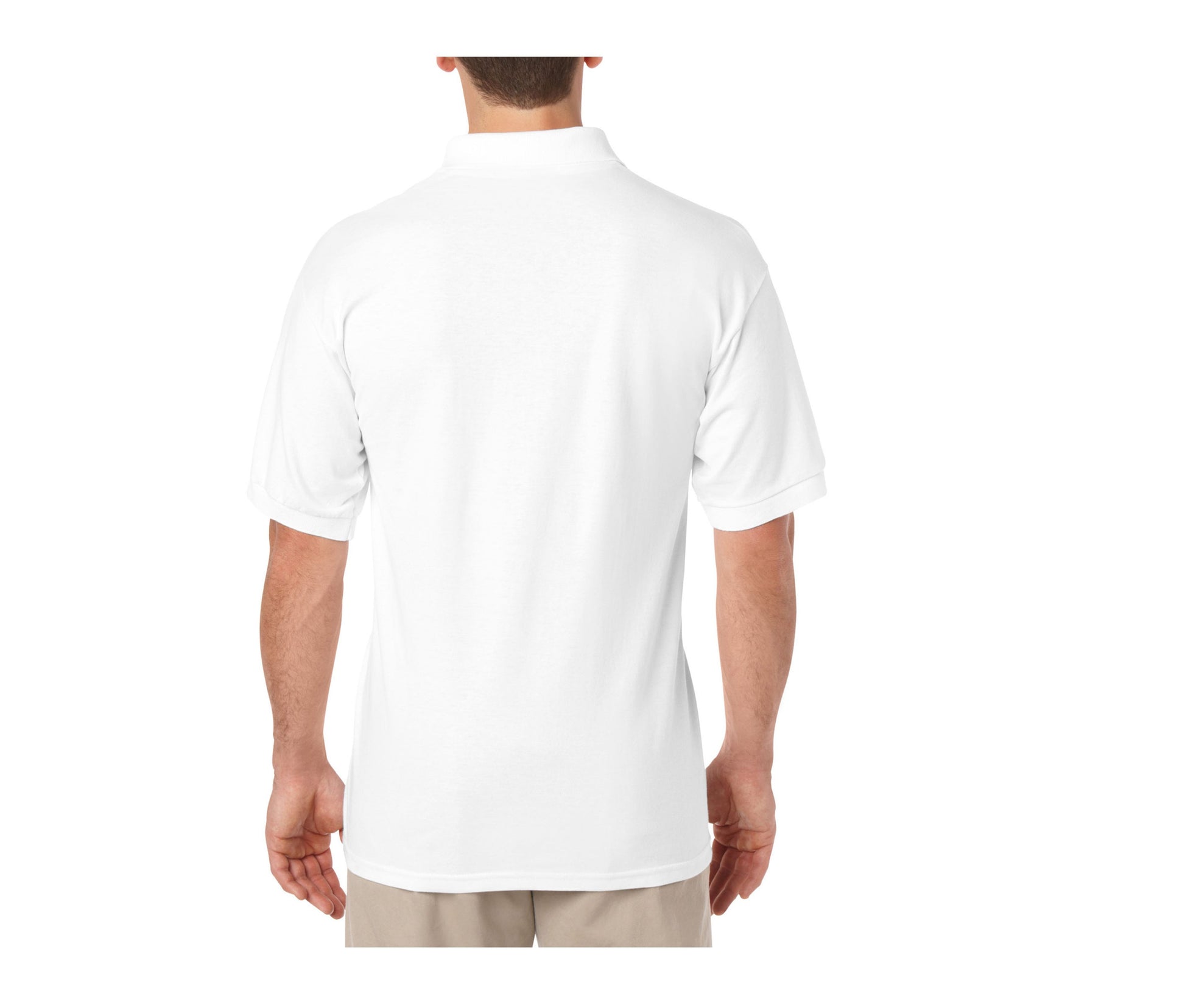 Polo Jersey Polycoton - White