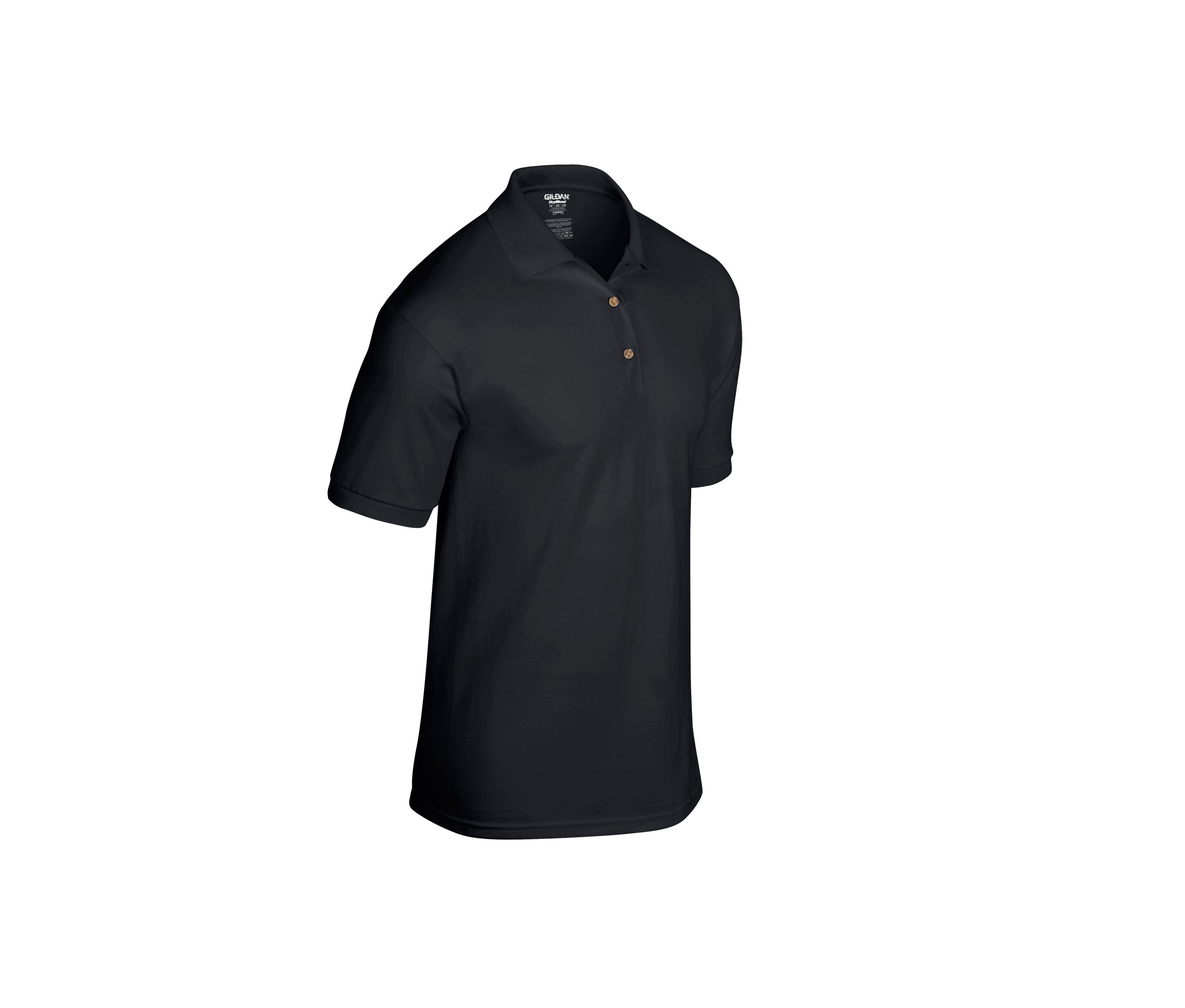 Polo Jersey Polycoton - Black