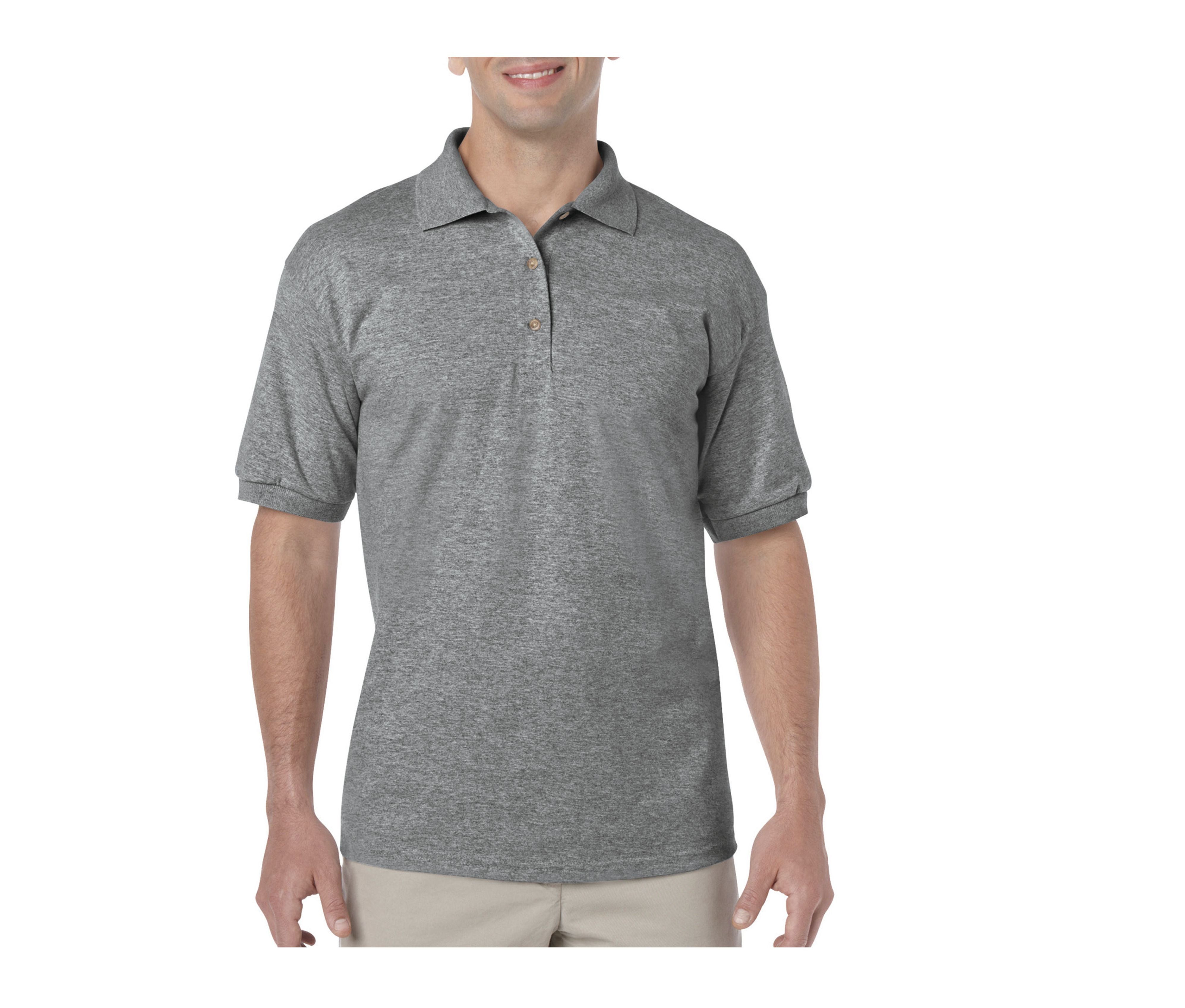 Polo Jersey Polycoton - Graphite Heather