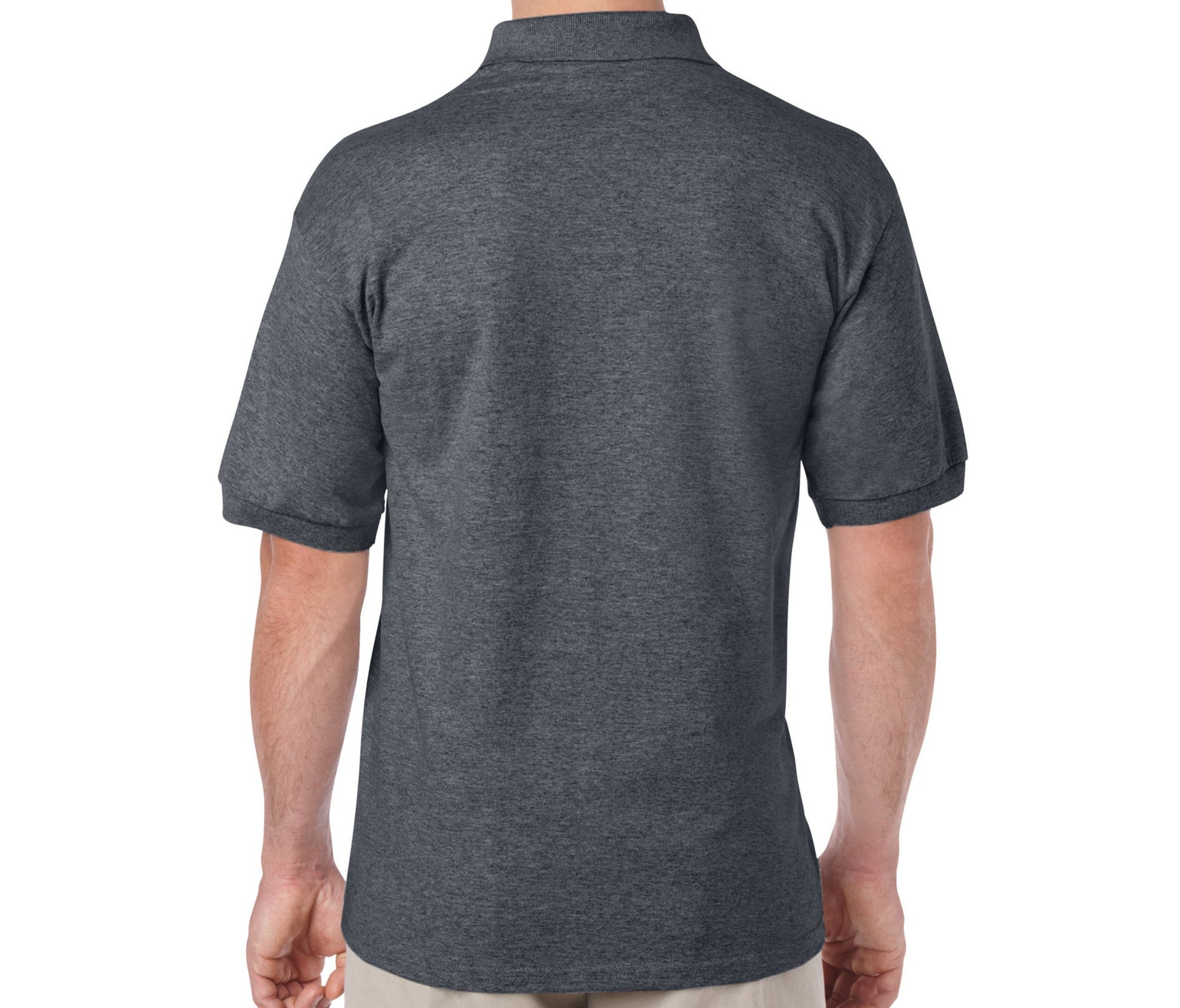Polo Jersey Polycoton - Dark Heather