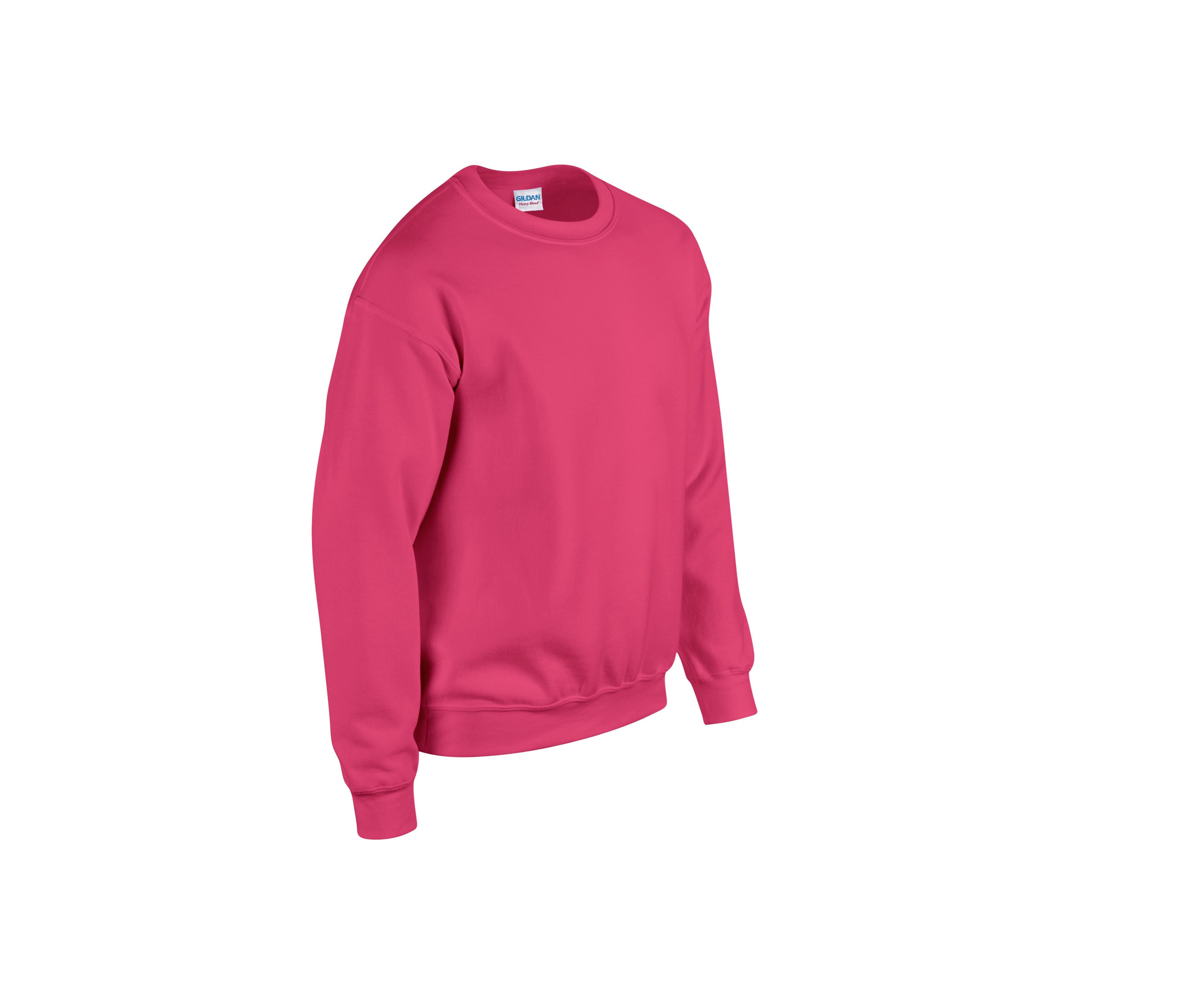 Sweat 50/50 Col Rond 280 - Heliconia