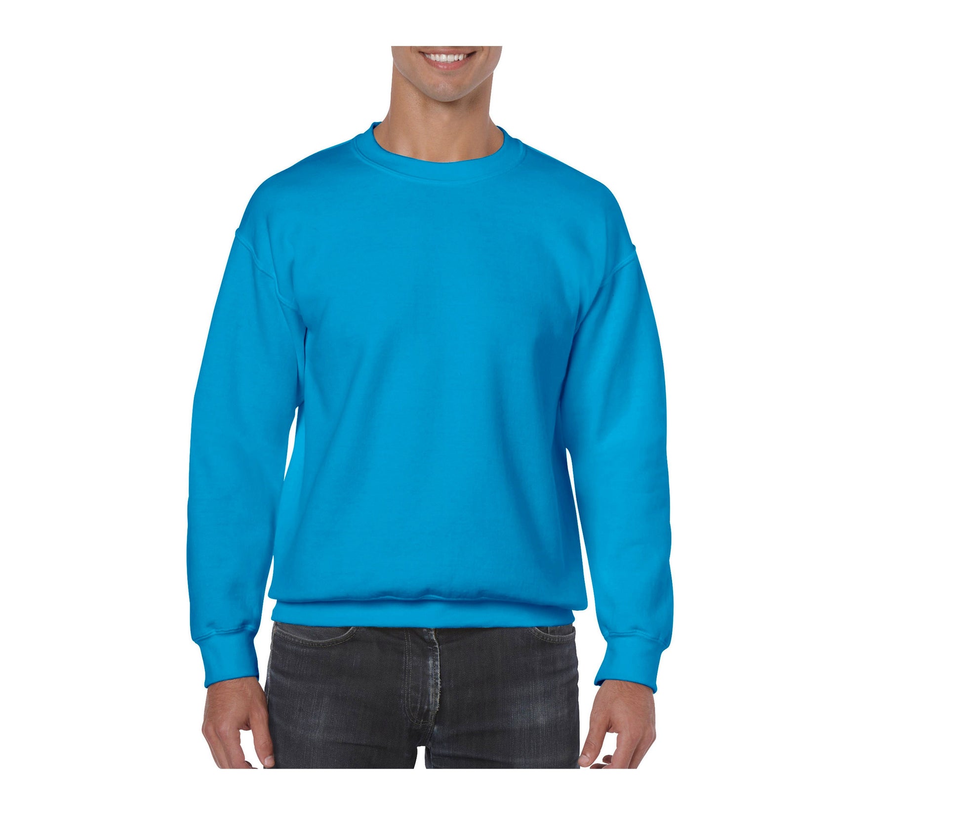 Sweat 50/50 Col Rond 280 - Sapphire