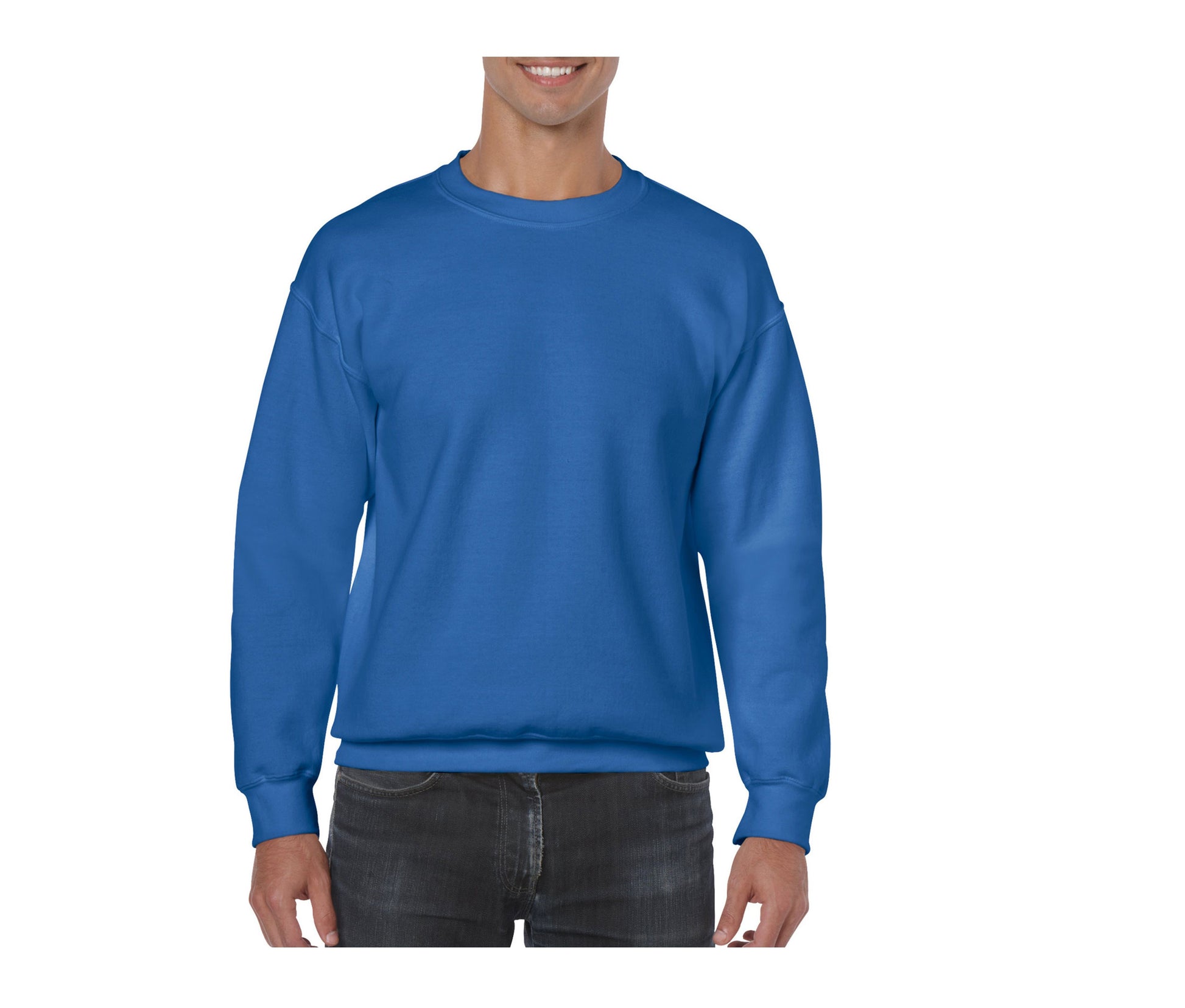 Sweat 50/50 Col Rond 280 - Royal