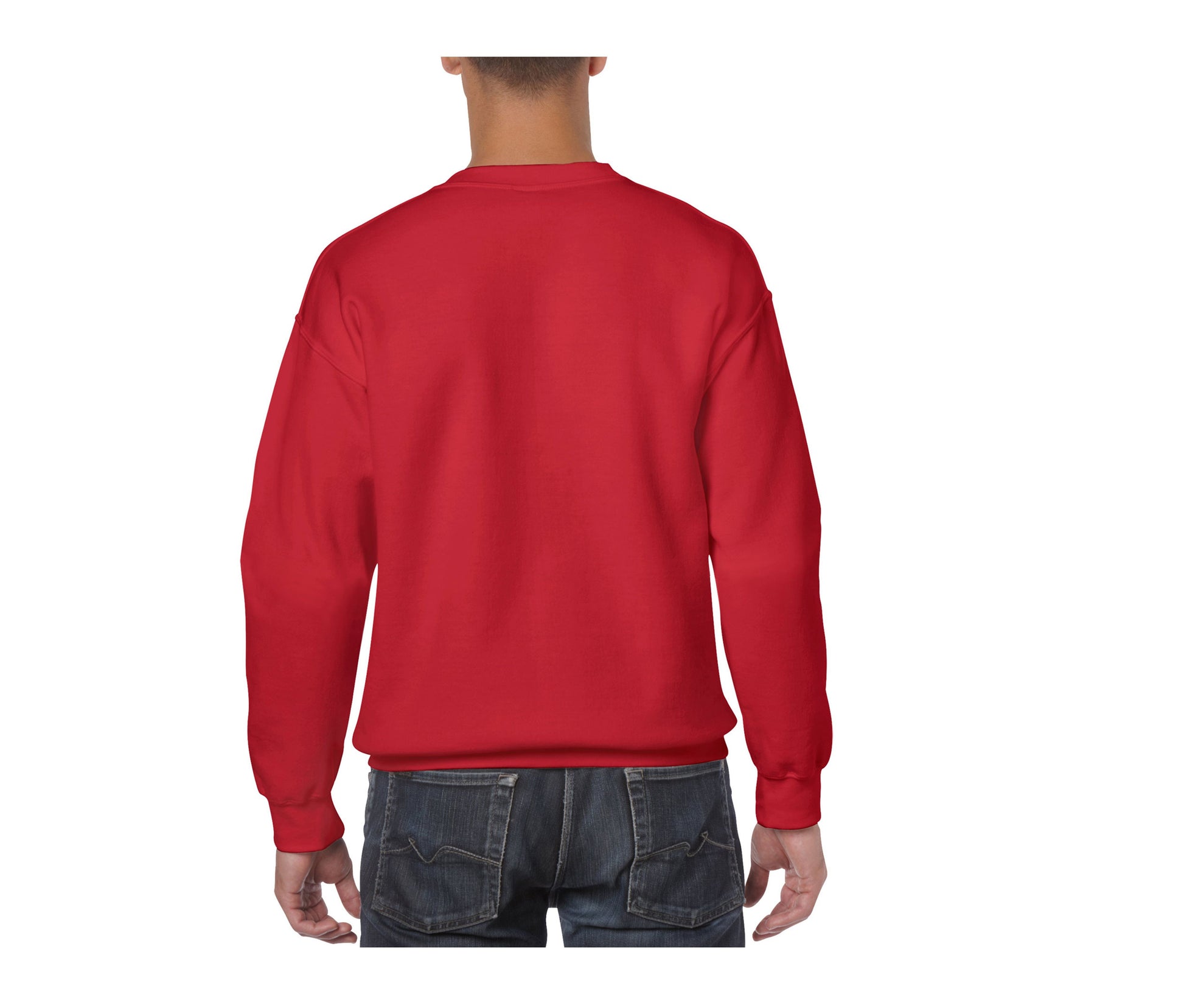 Sweat 50/50 Col Rond 280 - Red