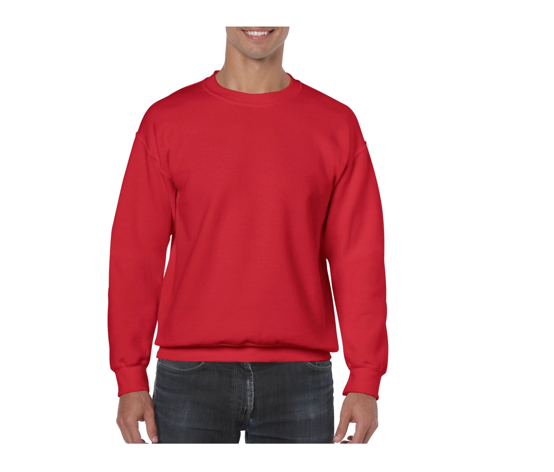 Sweat 50/50 Col Rond 280 - Red