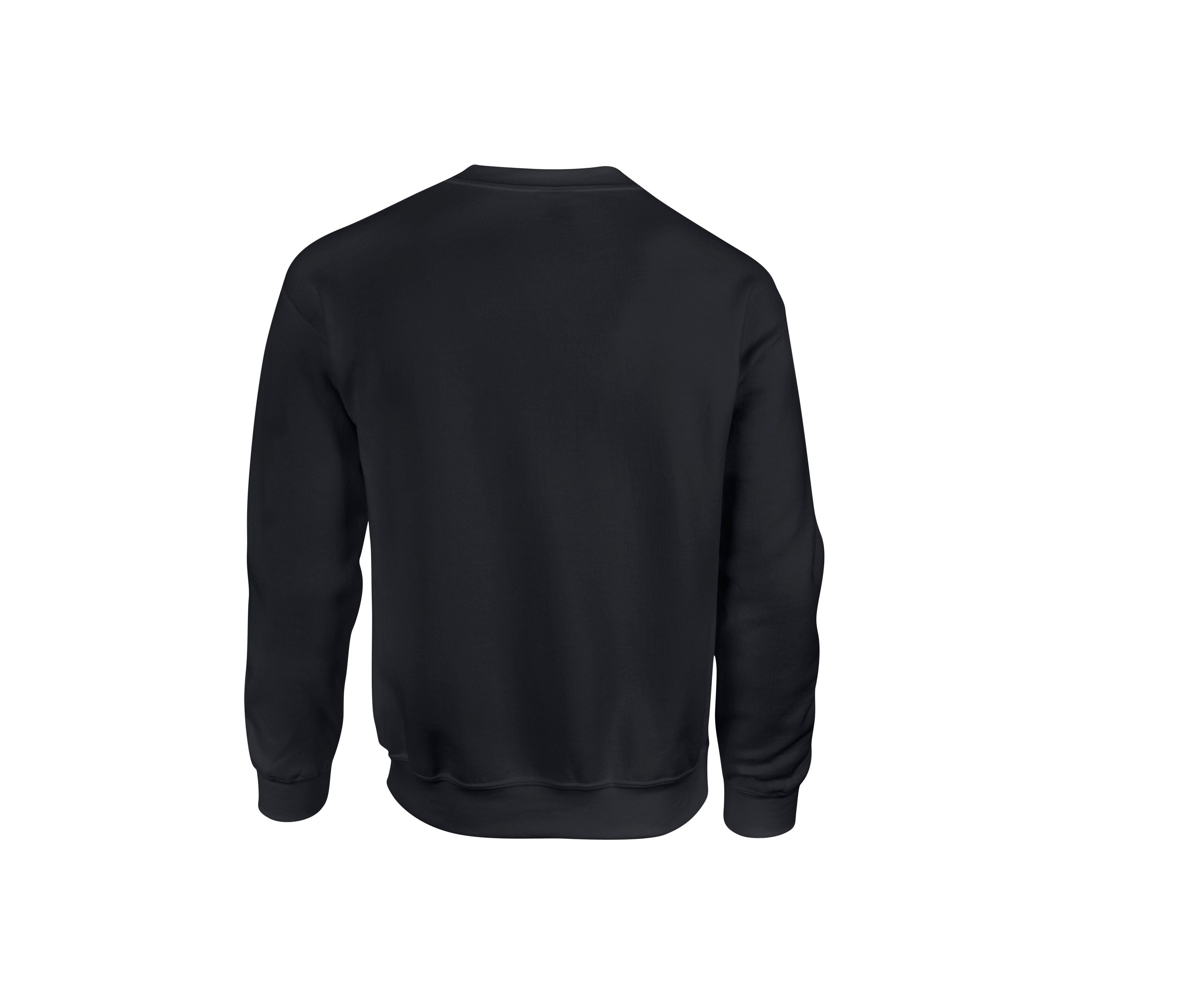 Sweat 50/50 Col Rond 280 - Black