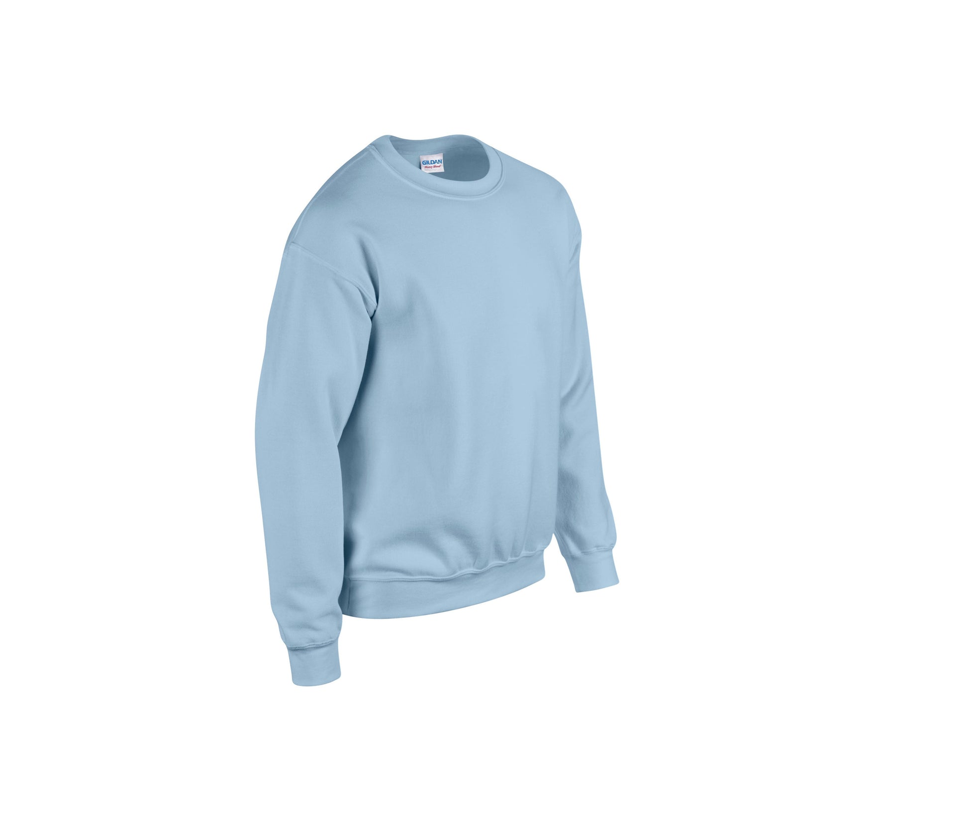 Sweat 50/50 Col Rond 280 - Light Blue