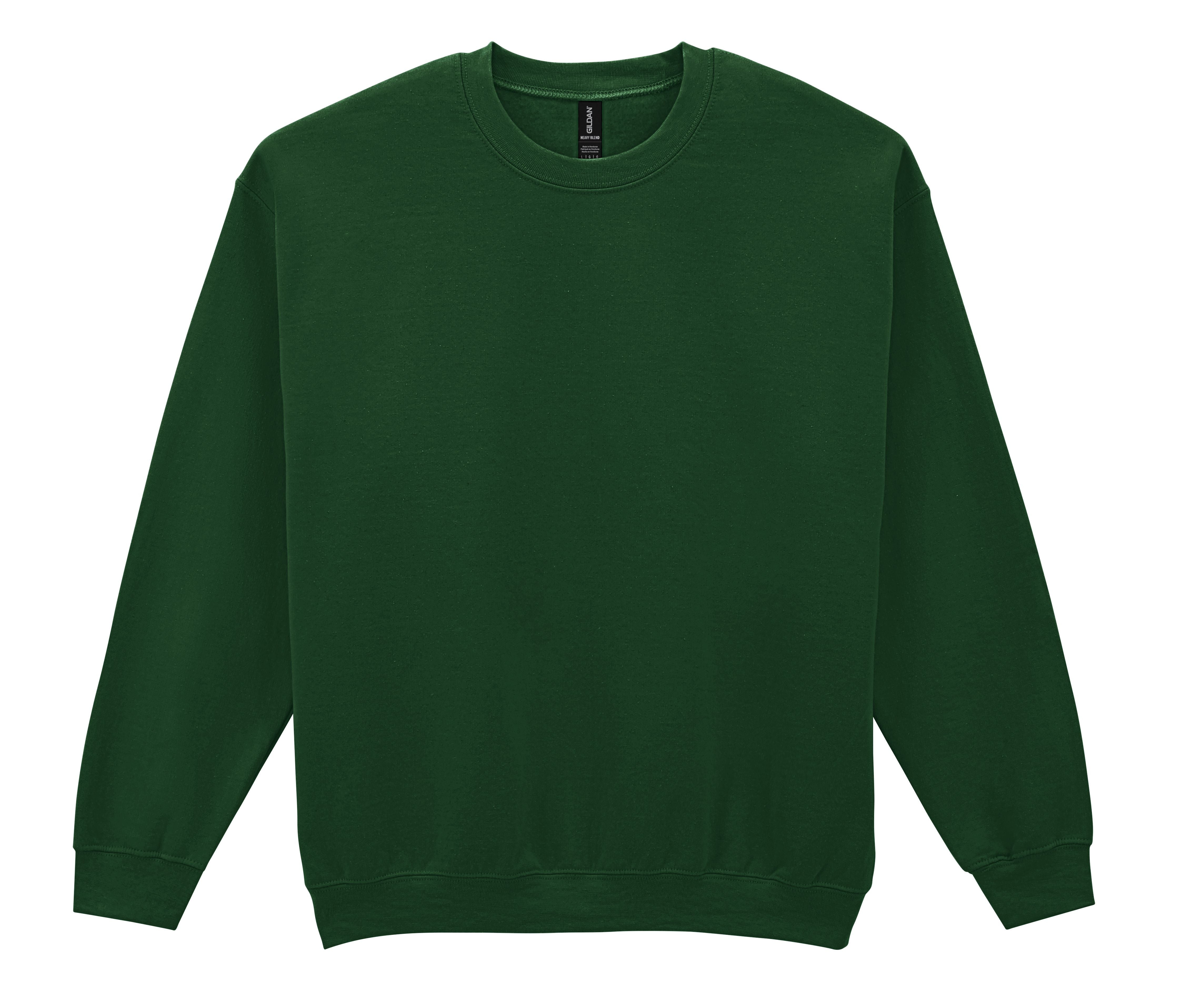 Sweat 50/50 Col Rond 280 - Forest Green