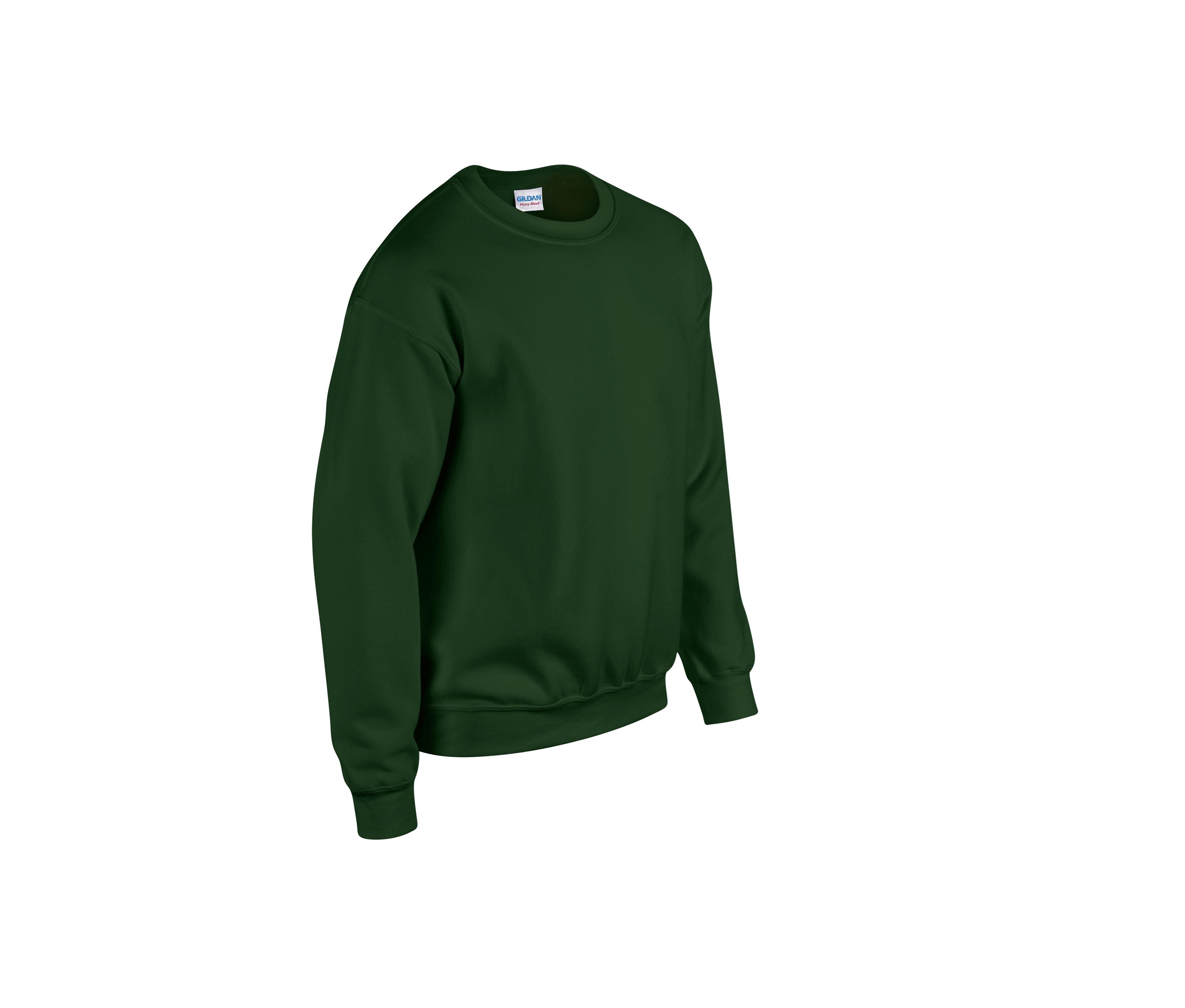 Sweat 50/50 Col Rond 280 - Forest Green