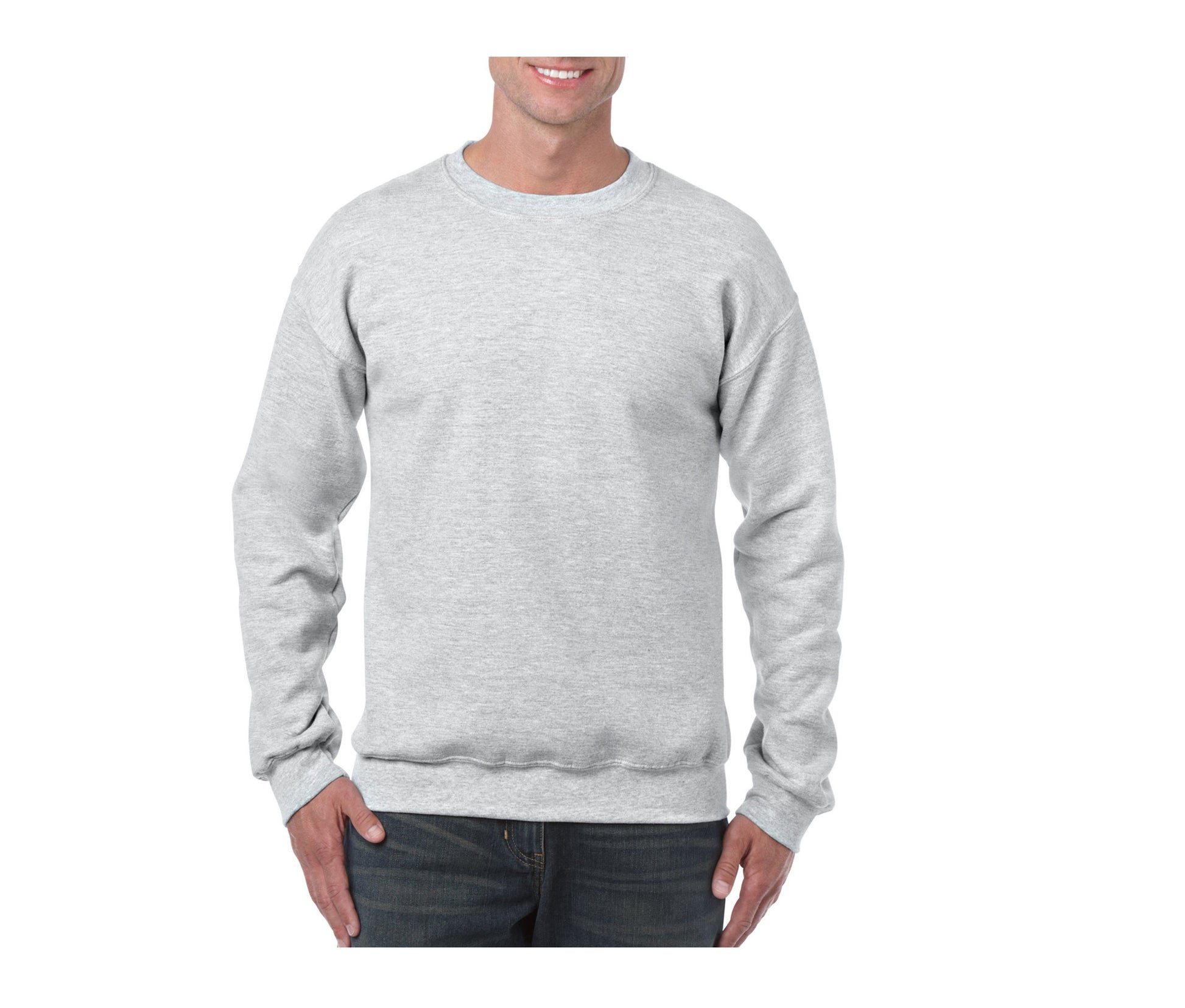 Sweat 50/50 Col Rond 280 - Ash