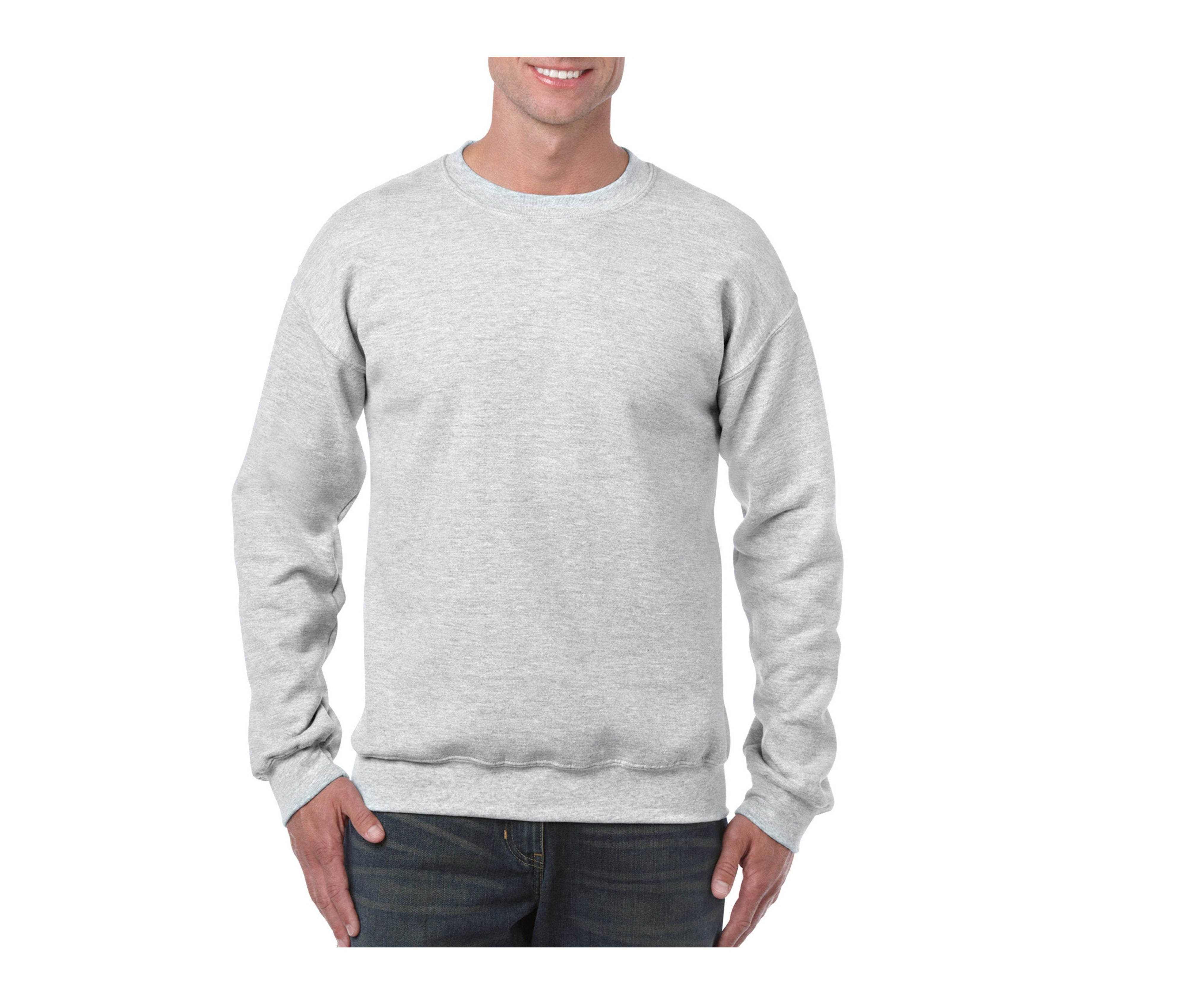 Sweat 50/50 Col Rond 280 - Ash