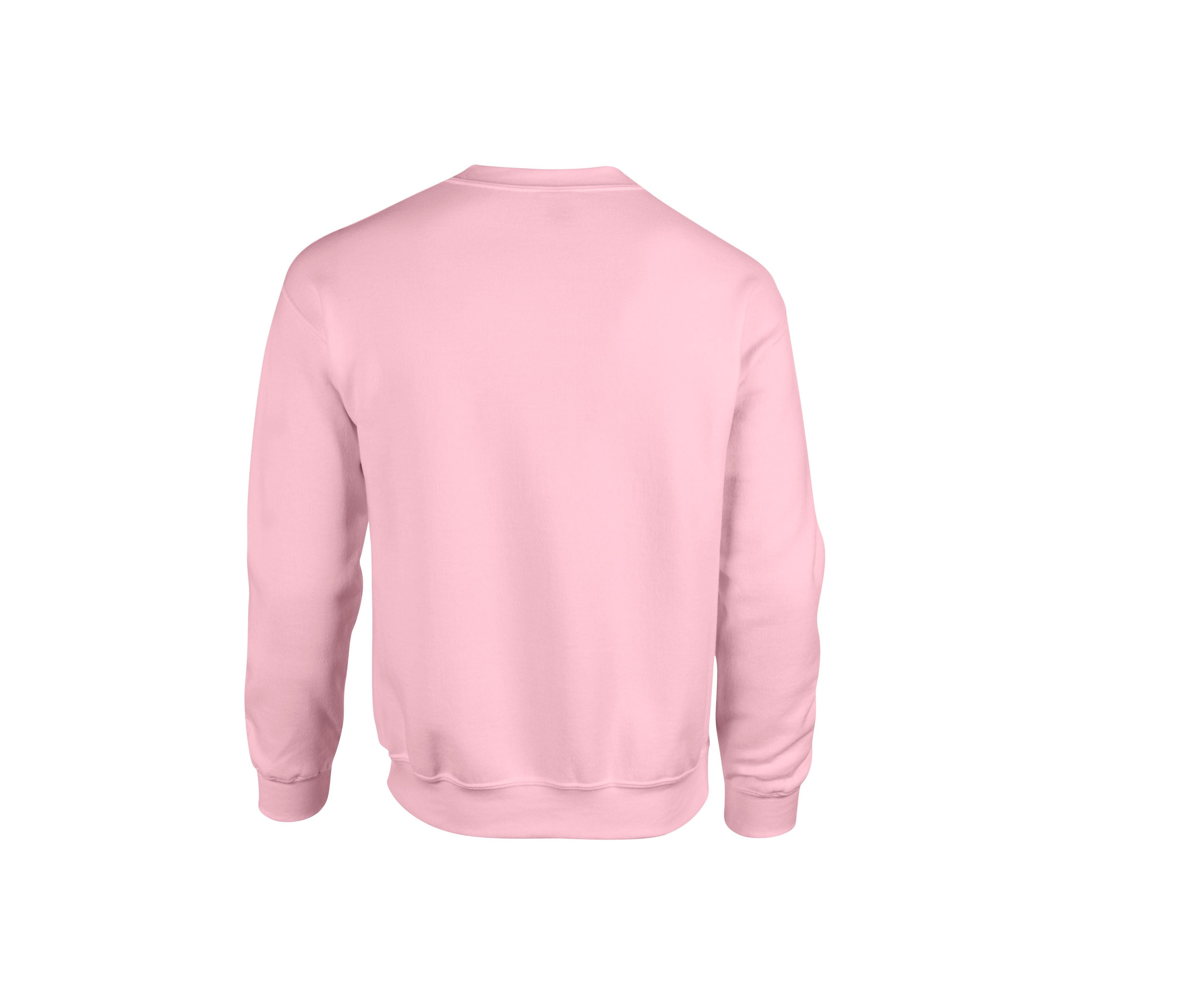 Sweat 50/50 Col Rond 280 - Light Pink