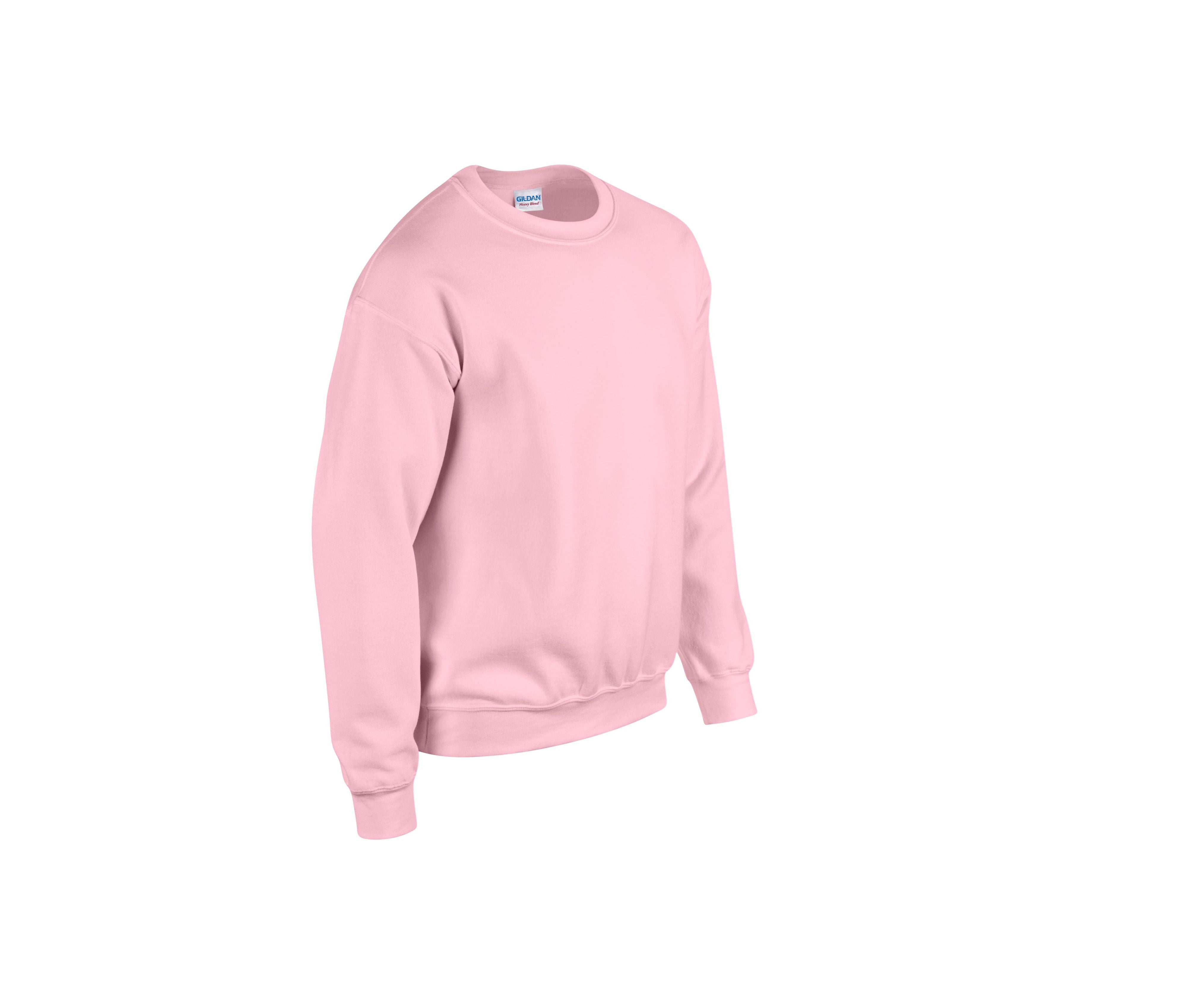 Sweat 50/50 Col Rond 280 - Light Pink