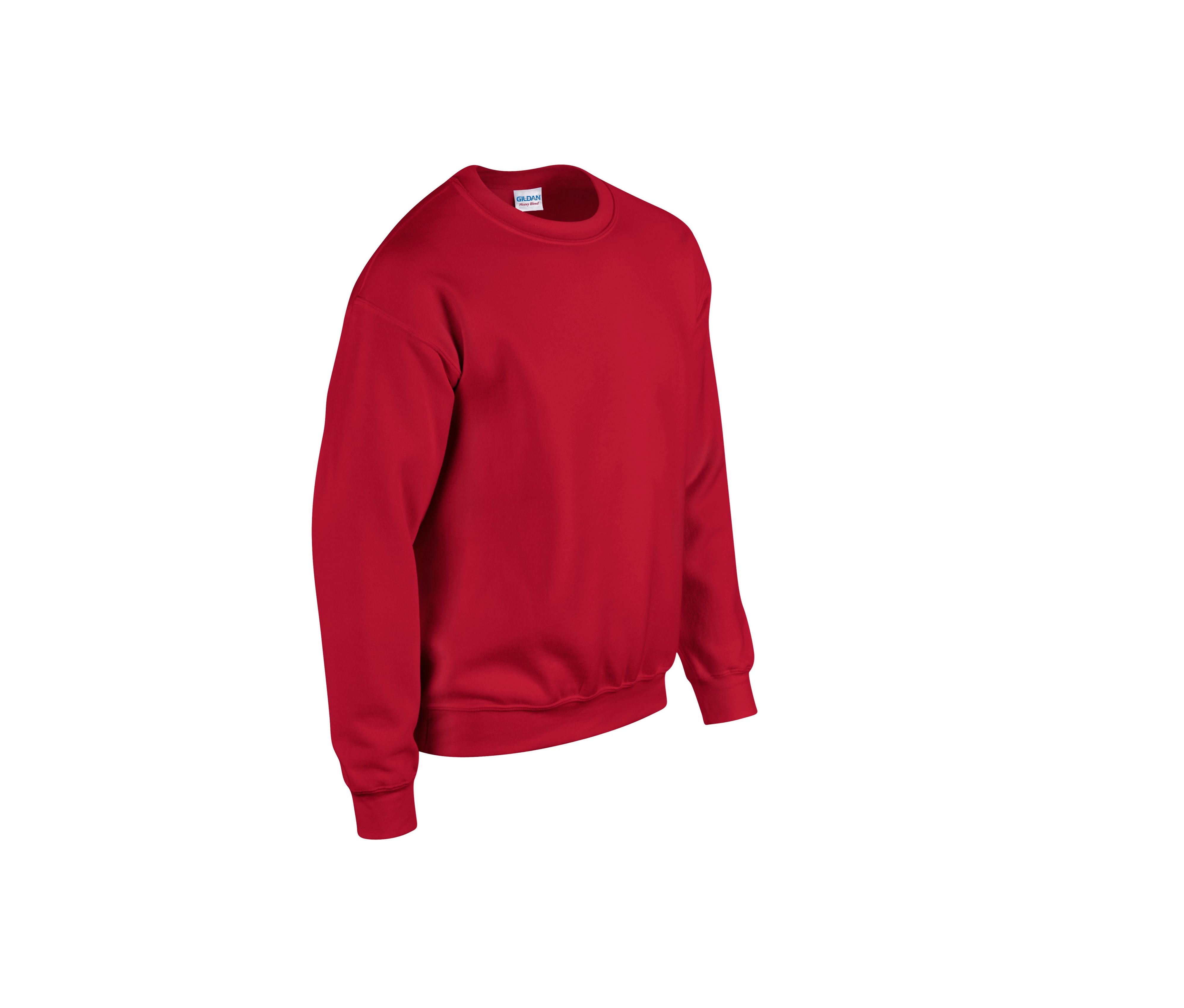 Sweat 50/50 Col Rond 280 - Cherry Red