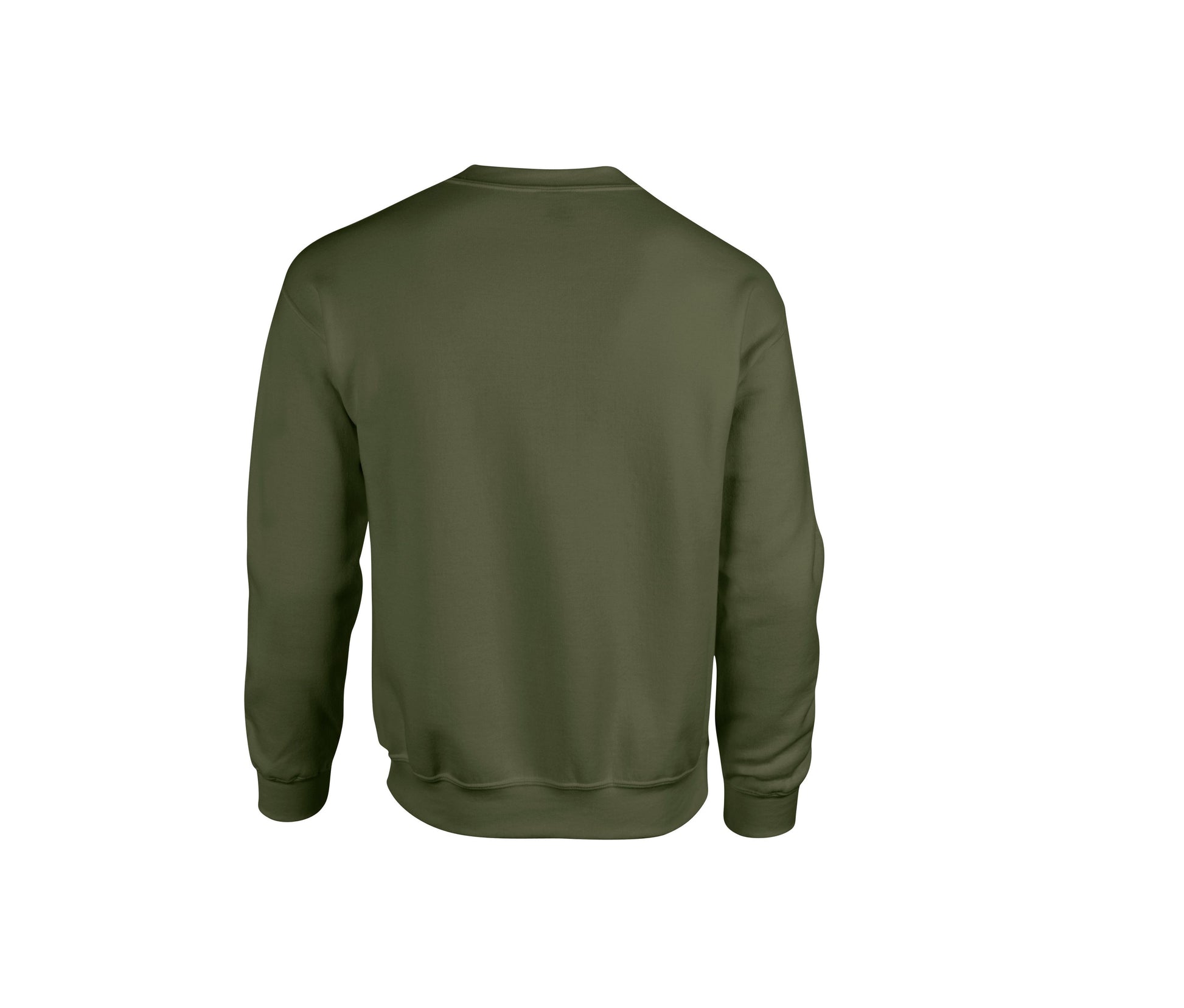 Sweat 50/50 Col Rond 280 - Military Green