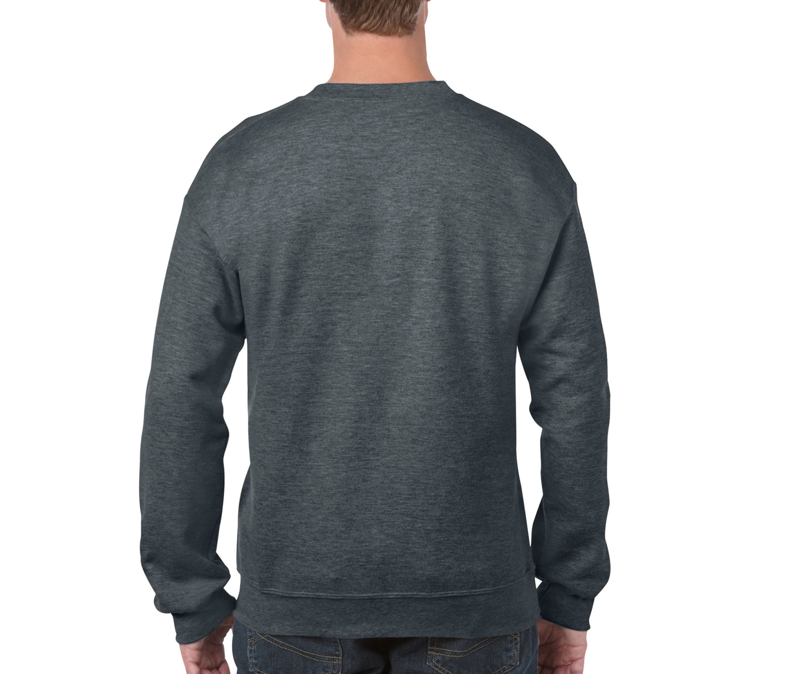 Sweat 50/50 Col Rond 280 - Dark Heather