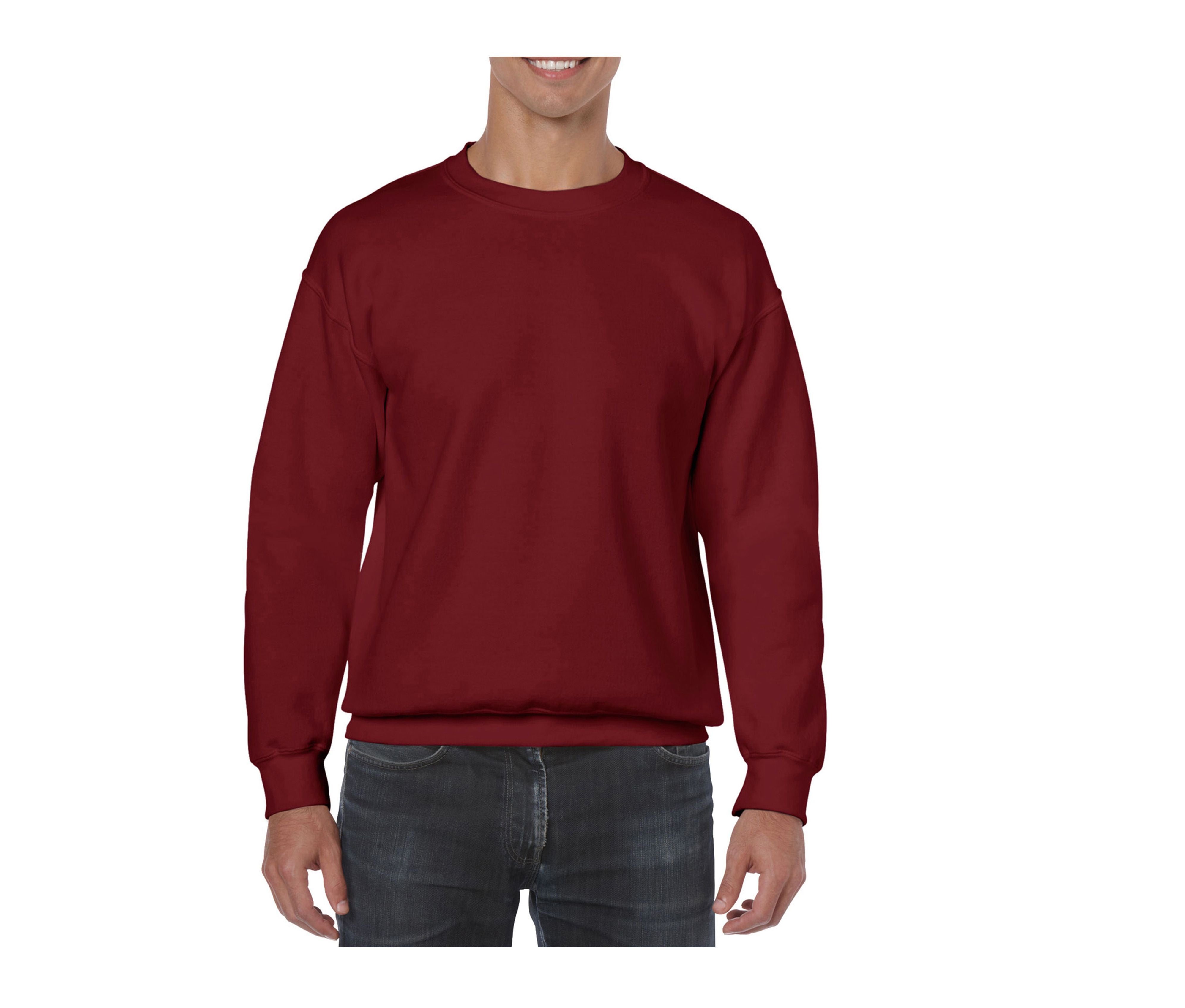 Sweat 50/50 Col Rond 280 - Garnet