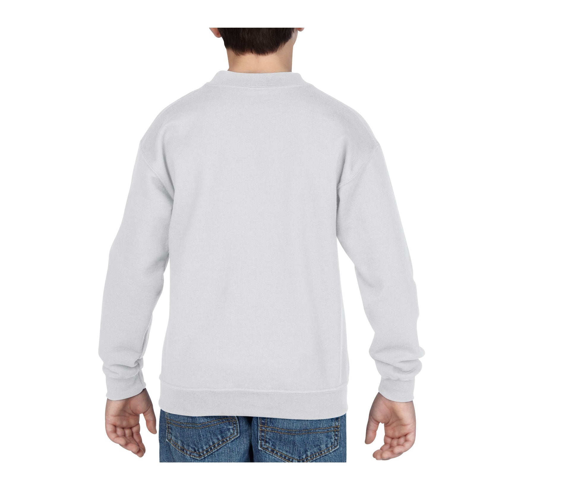 Sweat Manches Droites Enfant - White